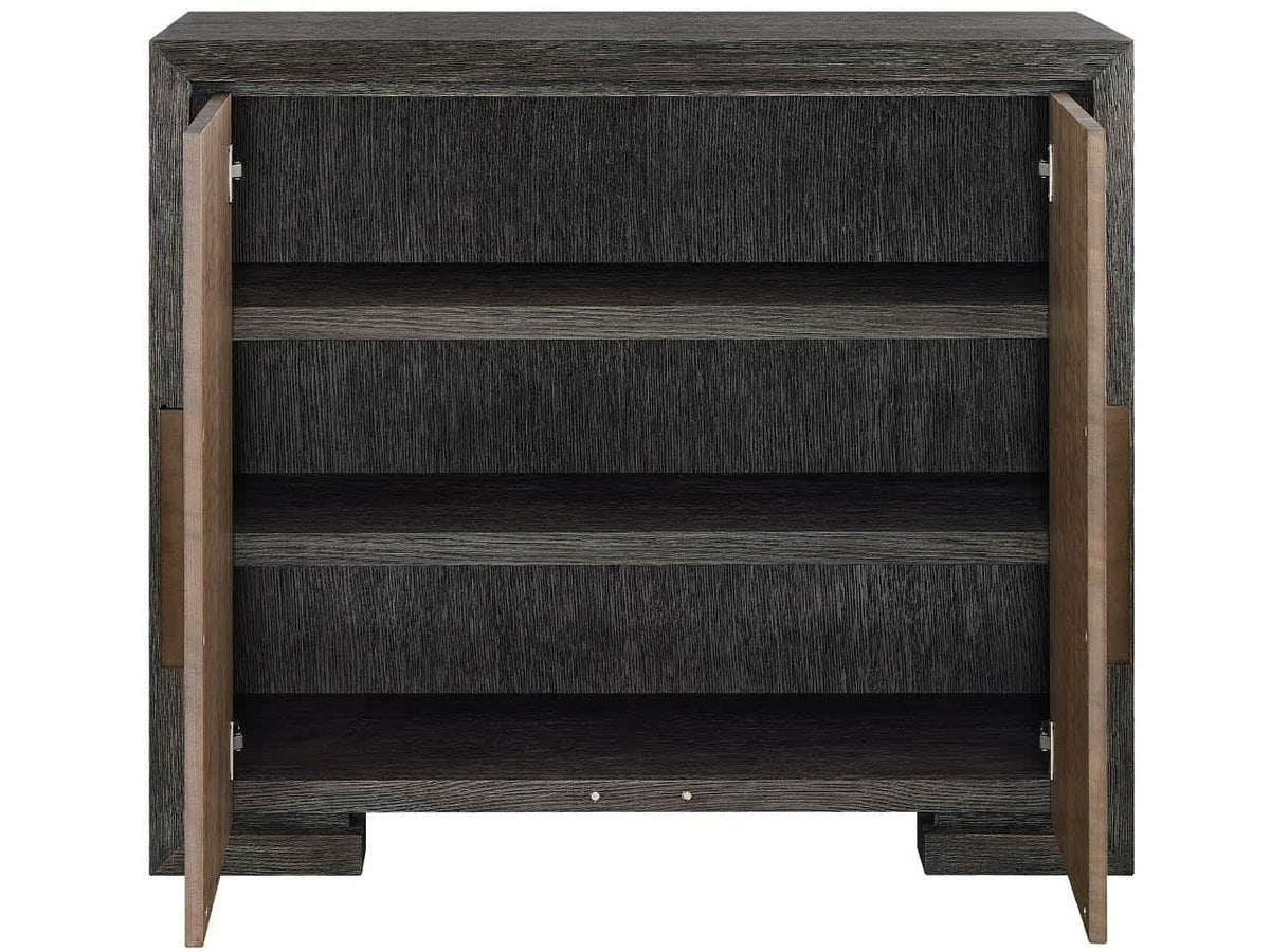 Modern Veil/Haze 42" Wide Soft Close Doors Hall Chest - Ornate Home