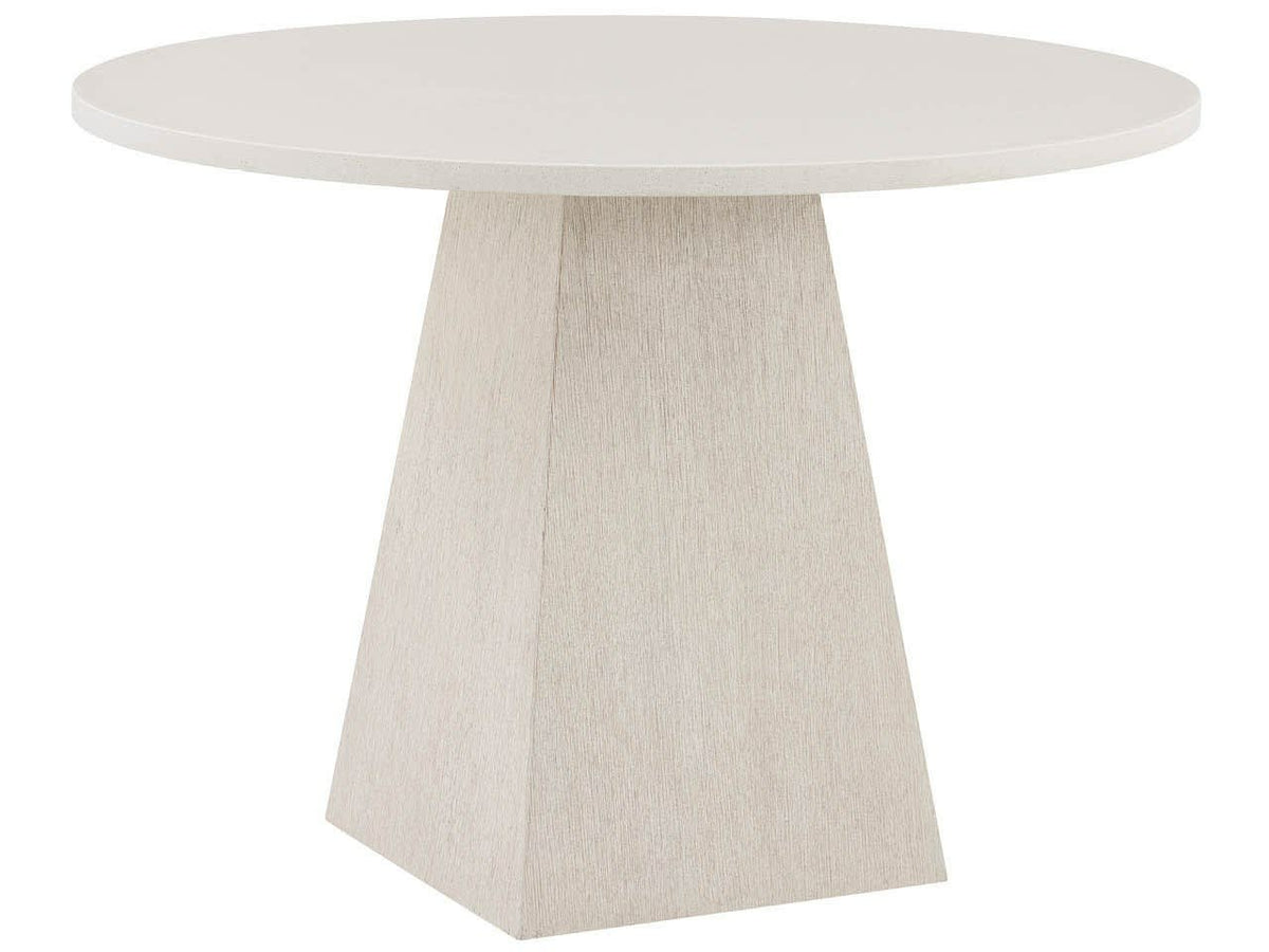 Modern White/Mist Quartz Dining Table - Ornate Home