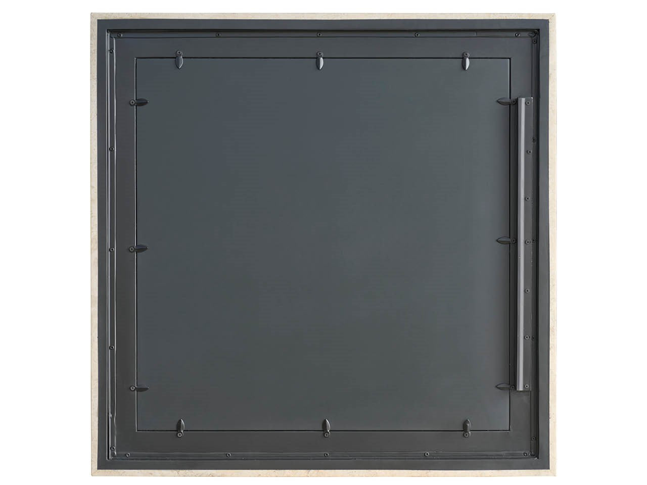 Modern White Travertine Mirror - Ornate Home