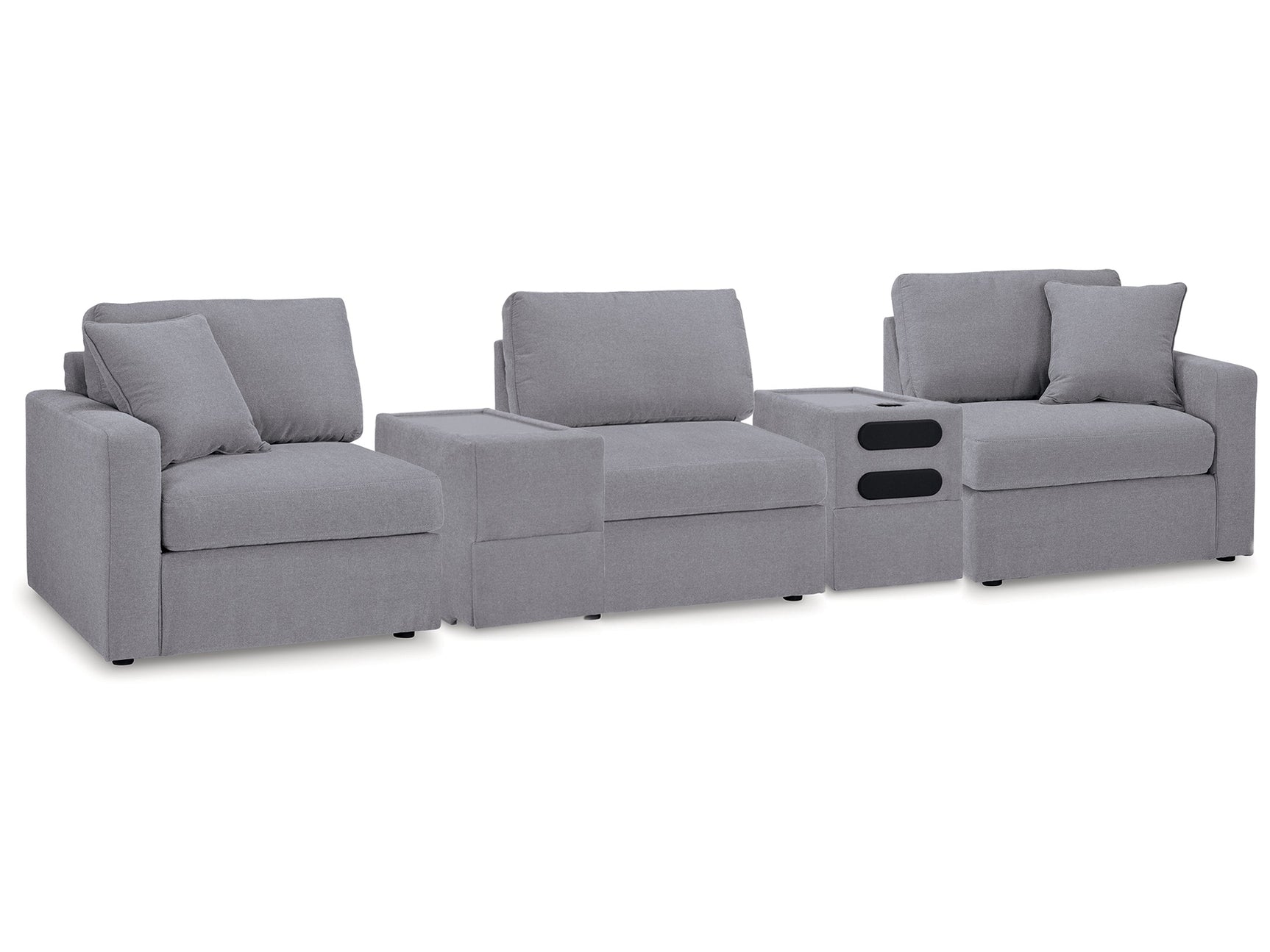 Modmax Granite 5-Piece Sectional w/Audio System - Ornate Home