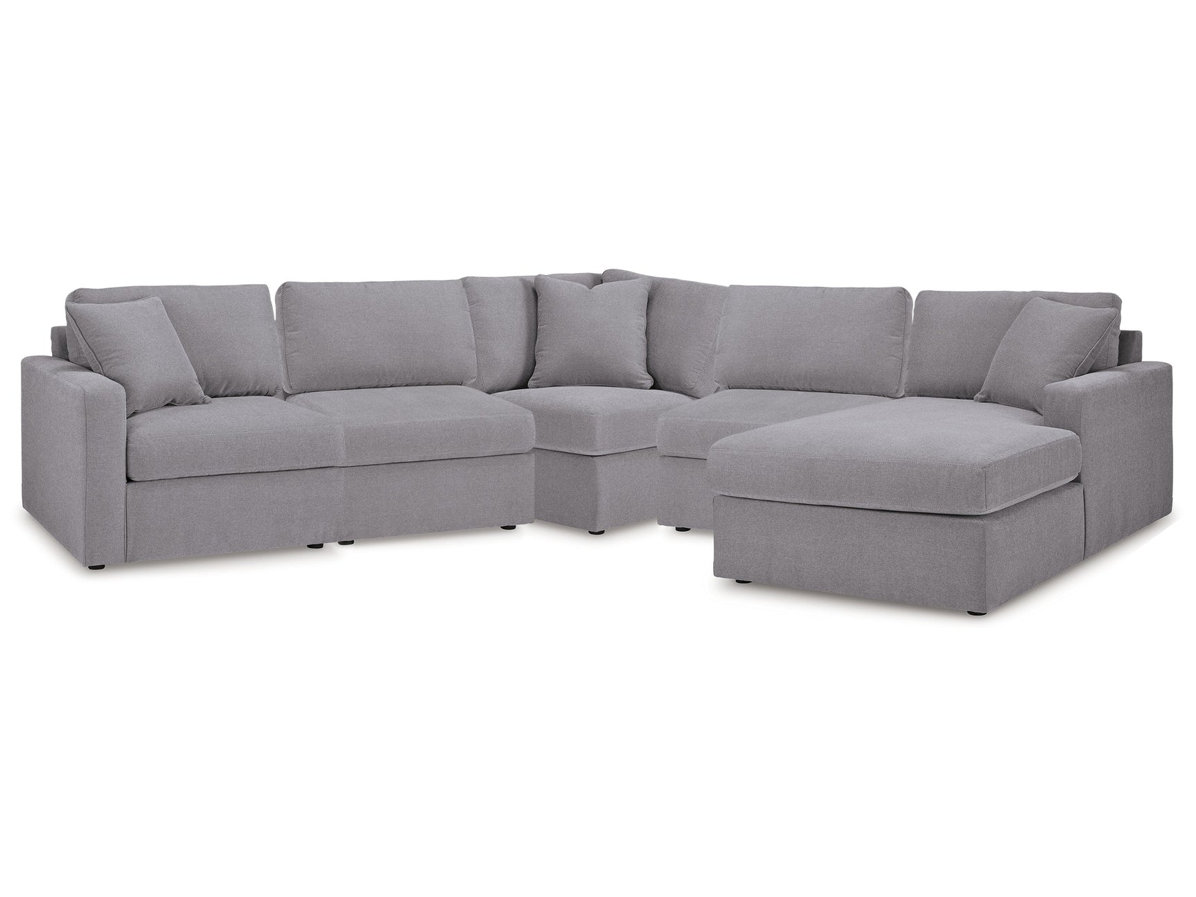 Modmax Granite 5-Piece Sectional w/Chaise - Ornate Home