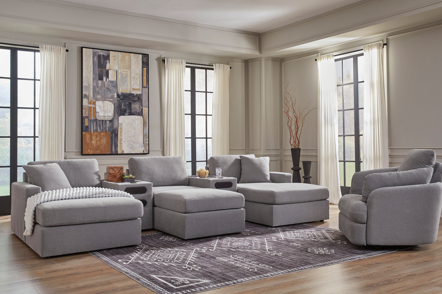 Modmax Granite Modular Sectional Sofa Units - Ornate Home