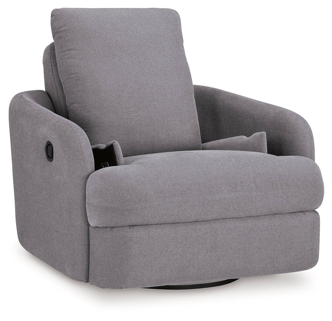 Modmax Granite Swivel Glider Recliner (Online Special Price) - Ornate Home