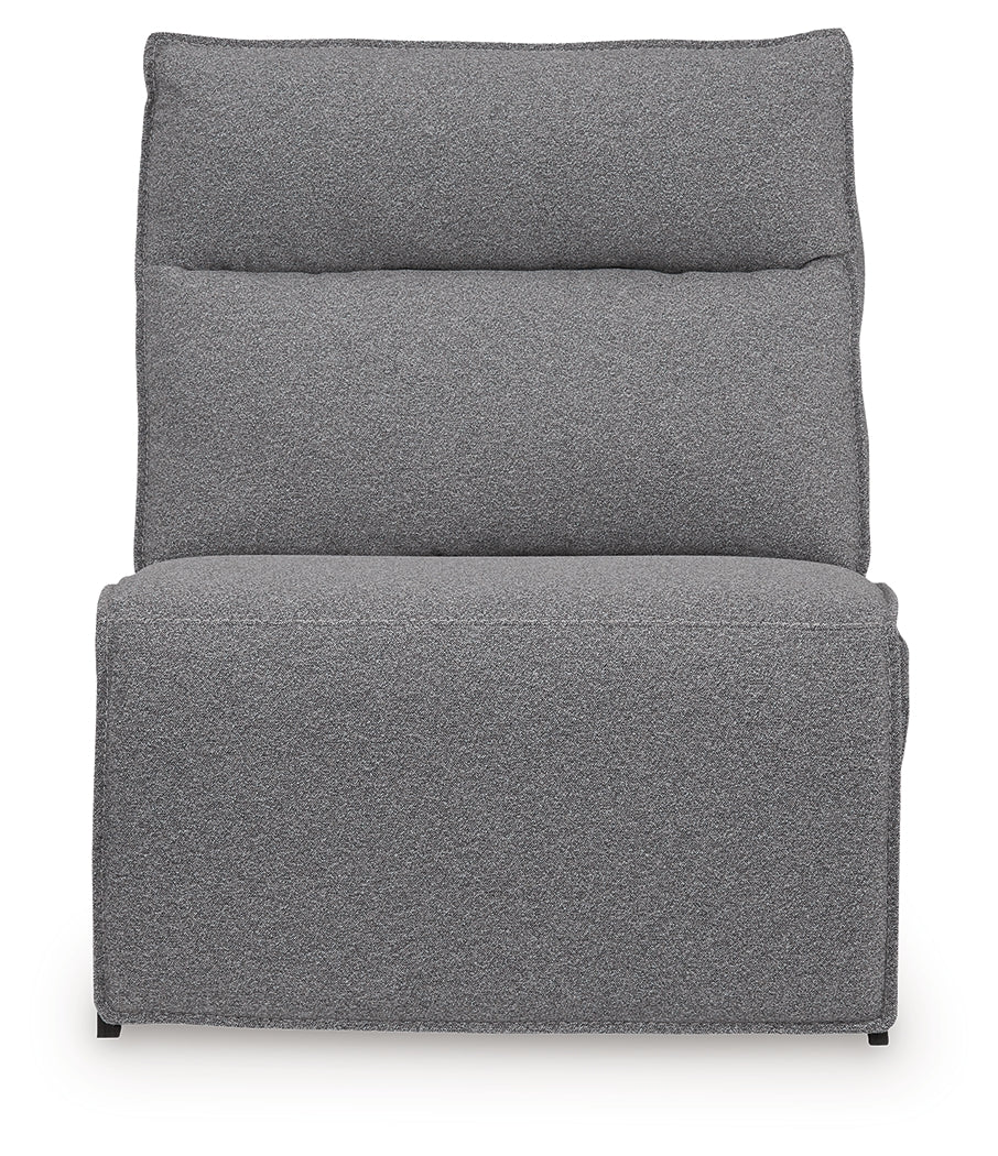 Modmax II Salt and Pepper 8-Piece Power Reclining Sectional with Console (Online Special Price) - Ornate Home