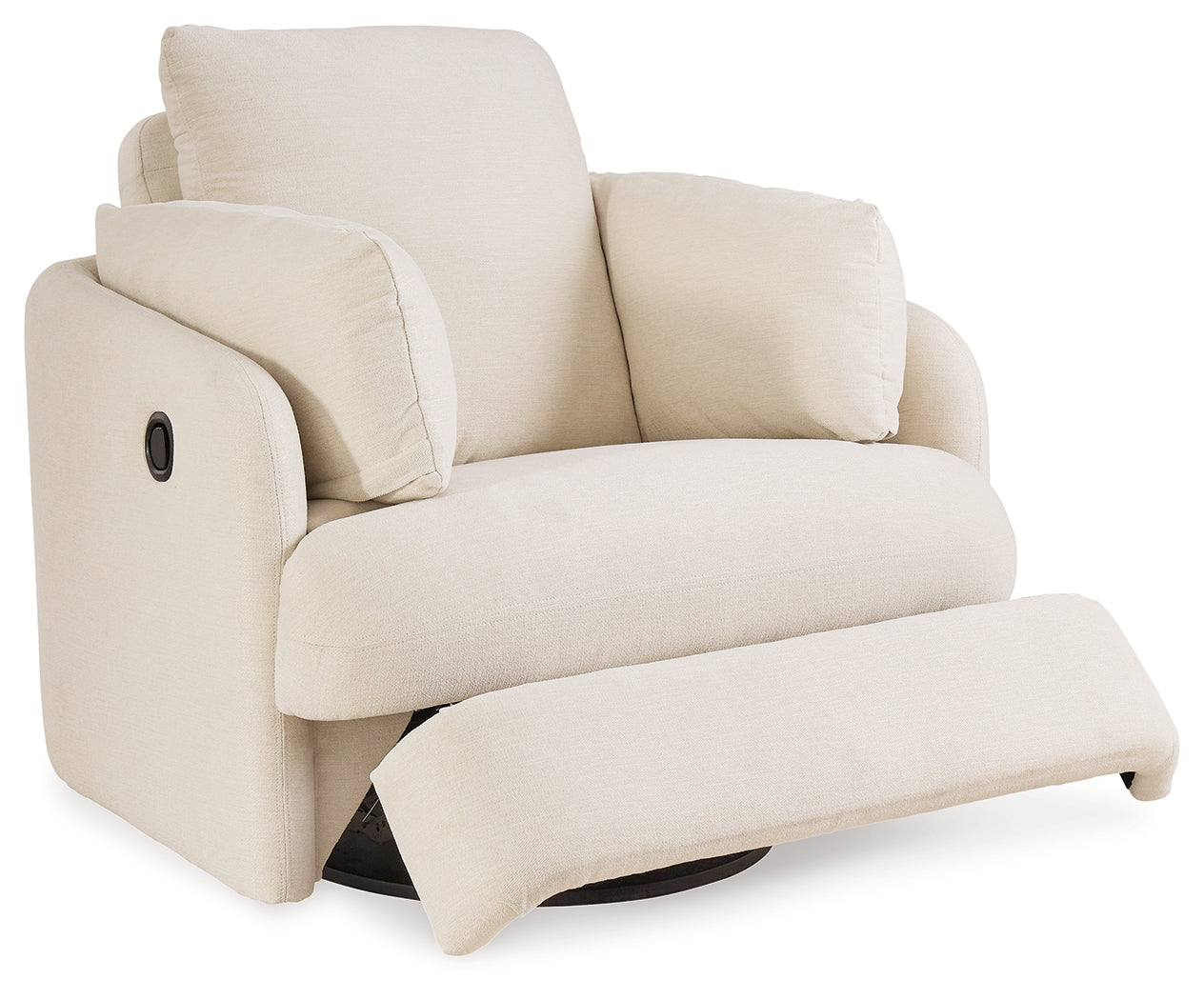 Modmax Oyster 3-Piece Sectional Sofa, 2-Piece Sectional Loveseat, Console and Swivel Glider Recliner - Ornate Home