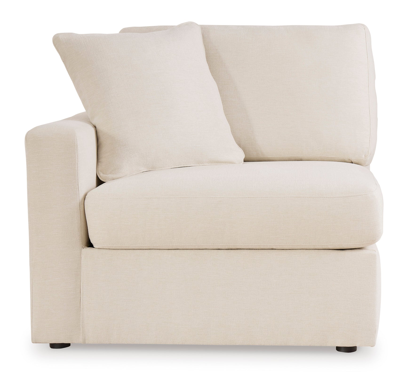 Modmax Oyster 3-Piece Sectional Sofa, 2-Piece Sectional Loveseat, Console and Swivel Glider Recliner - Ornate Home