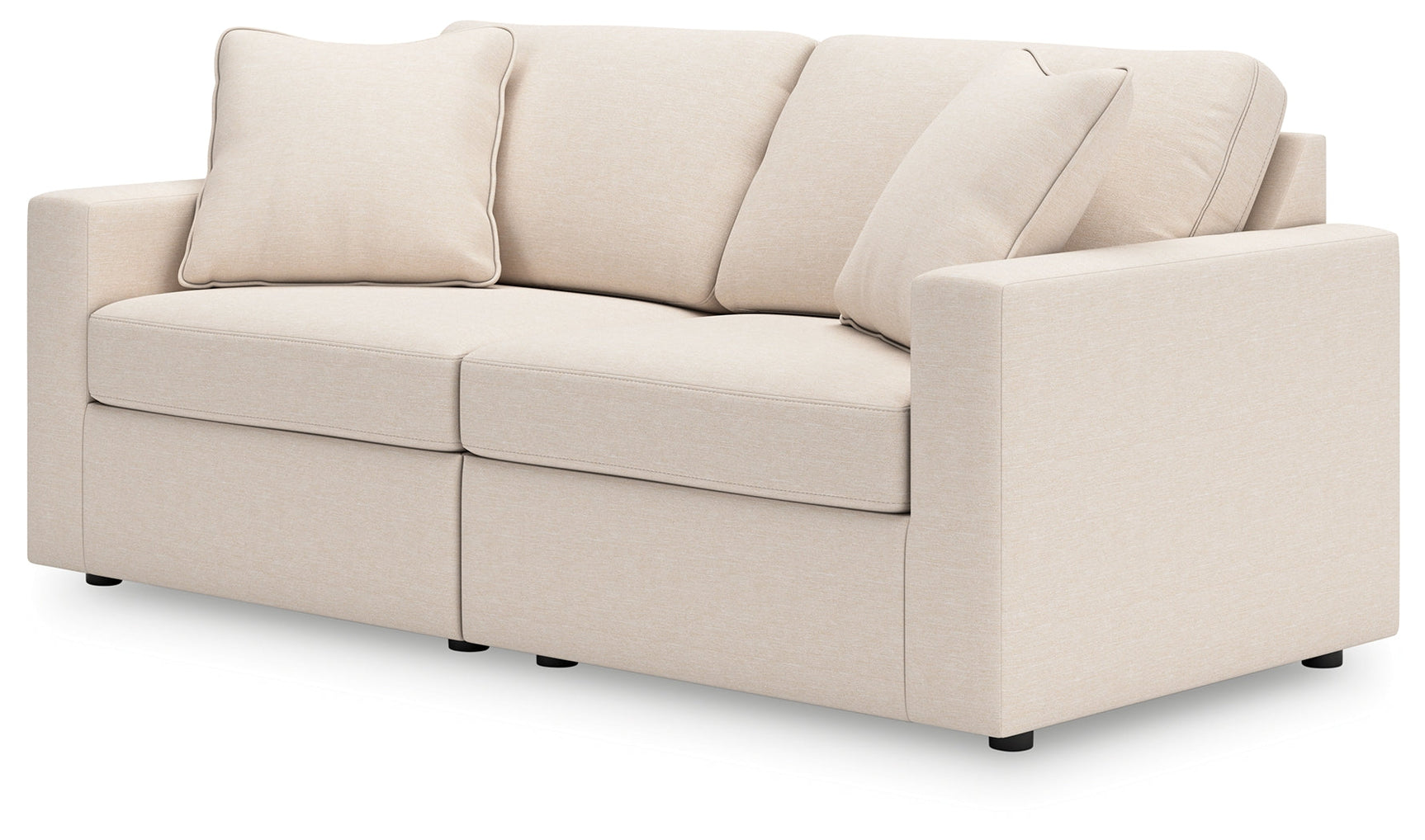 Modmax Oyster 3-Piece Sectional Sofa and 2-Piece Sectional Loveseat w/ Console (Online Special Price) - Ornate Home