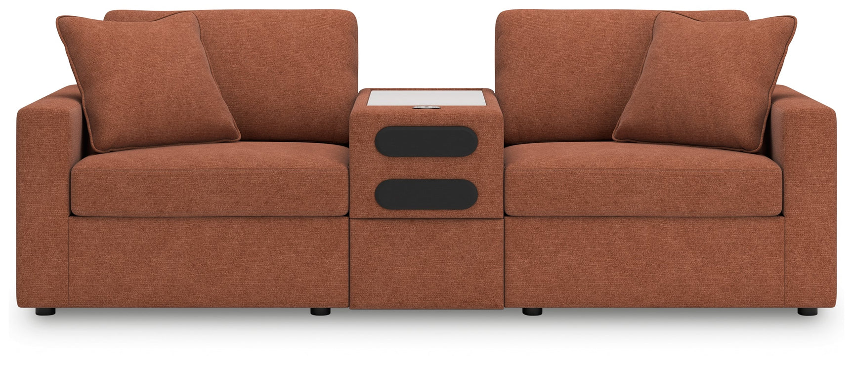 Modmax Spice 3-Piece Sectional w/Audio Storage Console (Online Special Price) - Ornate Home