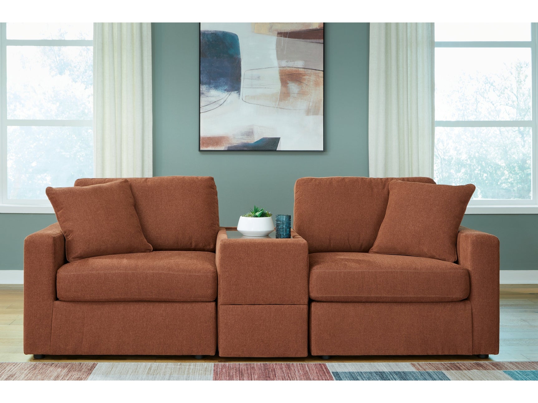 Modmax Spice 3-Piece Sectional w/ Storage Console (Online Special Price) - Ornate Home
