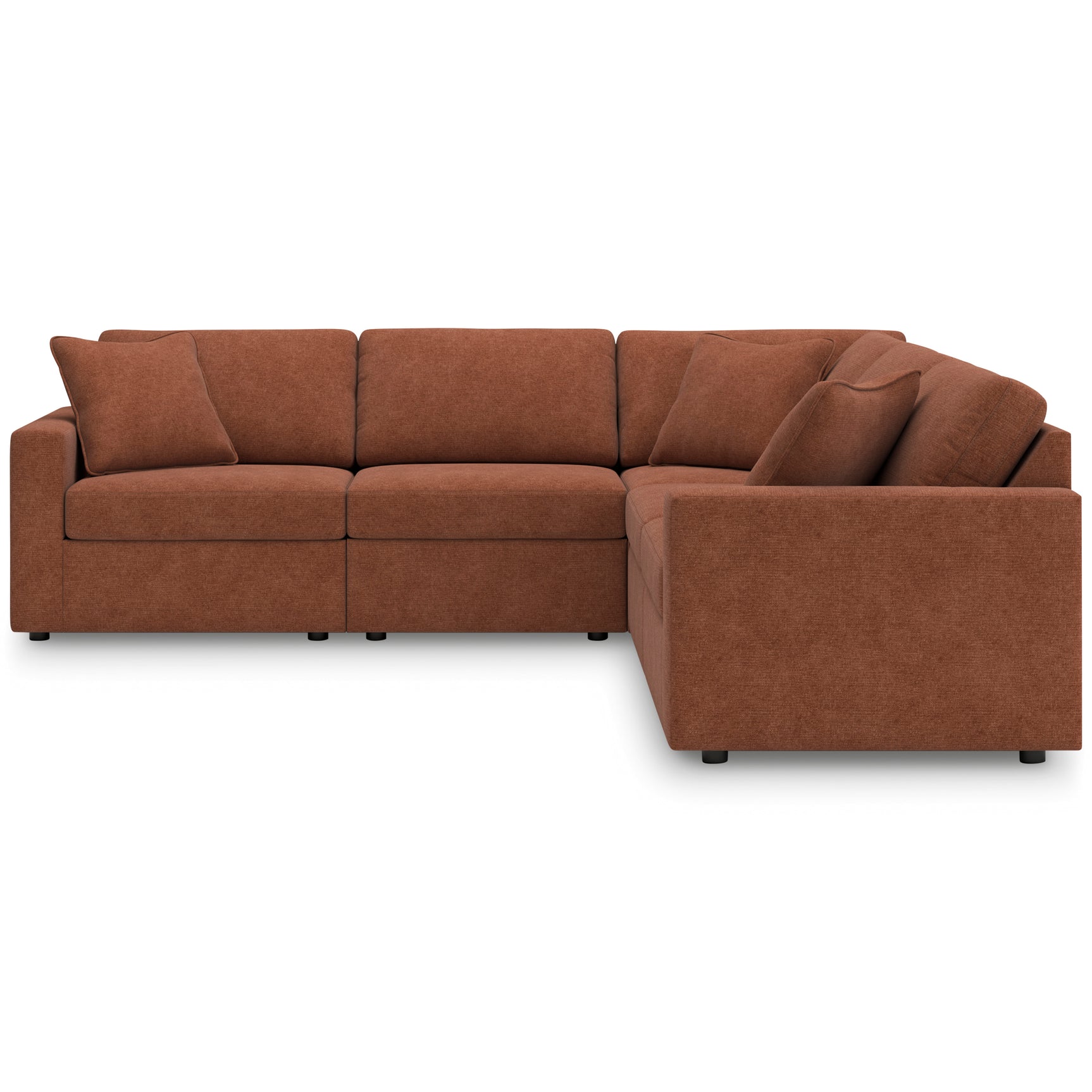 Modmax Spice 5-Piece Symmetrical Sectional and Ottoman - Ornate Home