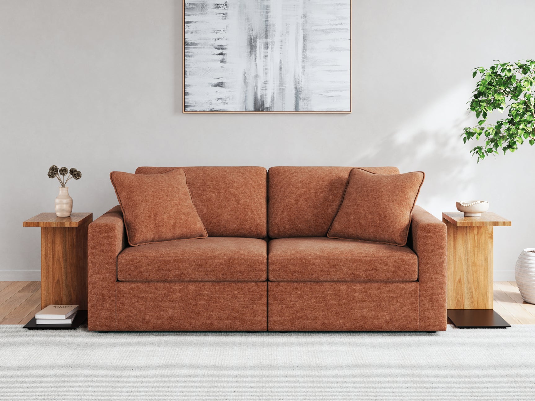 Modmax Spice 7-Piece Sectional and 2 Ottomans (Online Special Price) - Ornate Home
