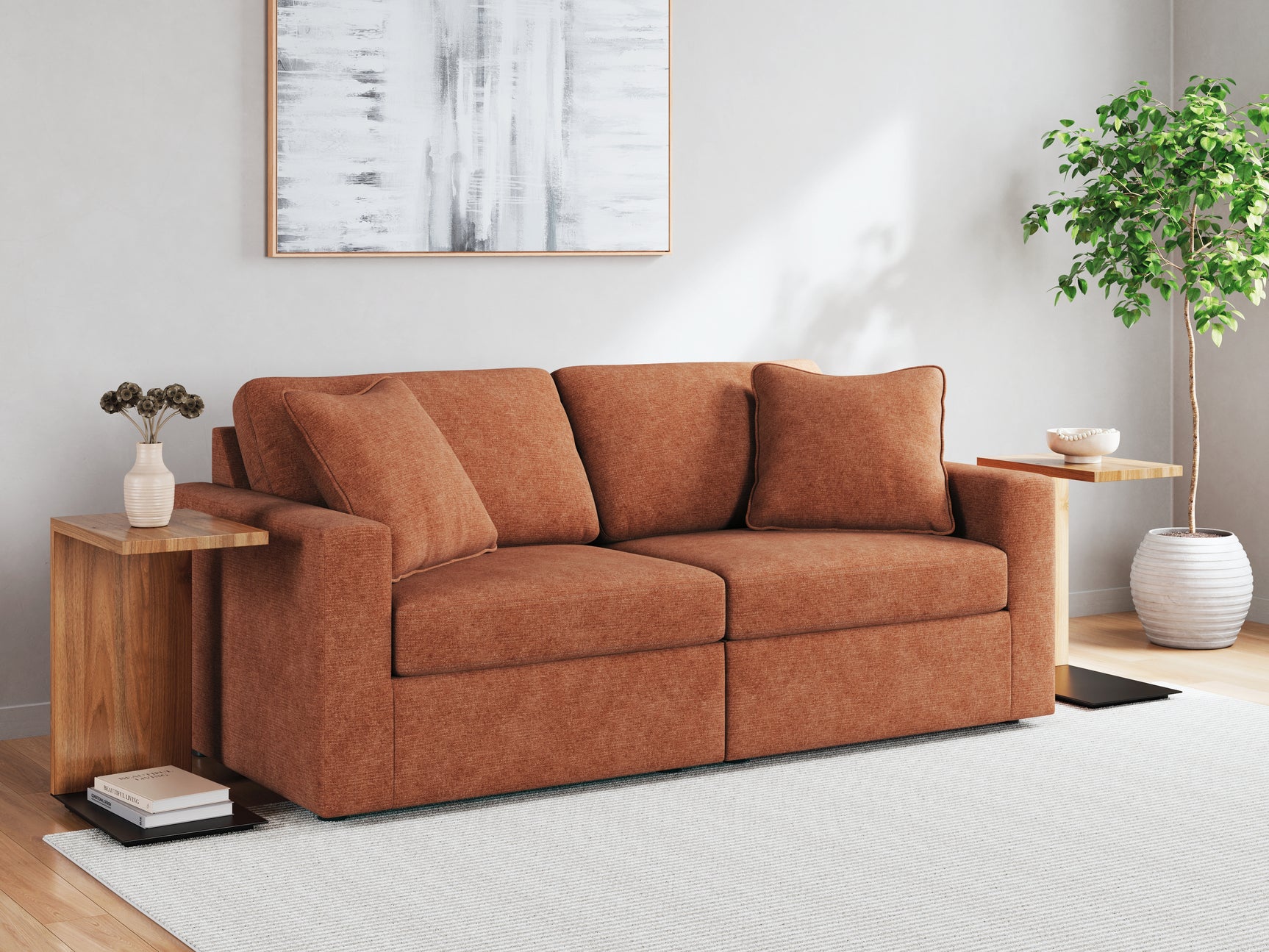 Modmax Spice 7-Piece Sectional and 2 Ottomans (Online Special Price) - Ornate Home