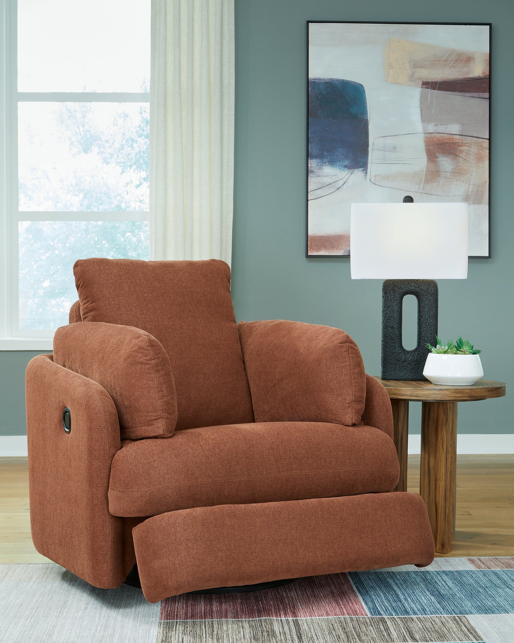 Modmax Spice Swivel Glider Recliner (Online Special Price) - Ornate Home