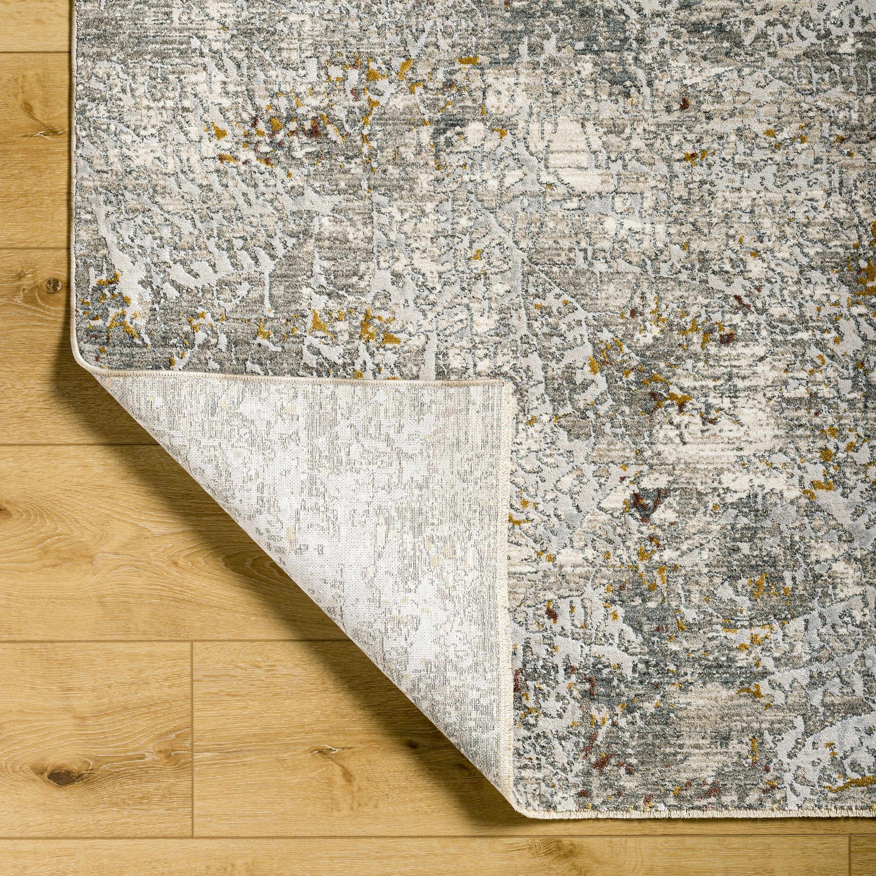 Moke Textured Rug with Fringes - Ornate Home