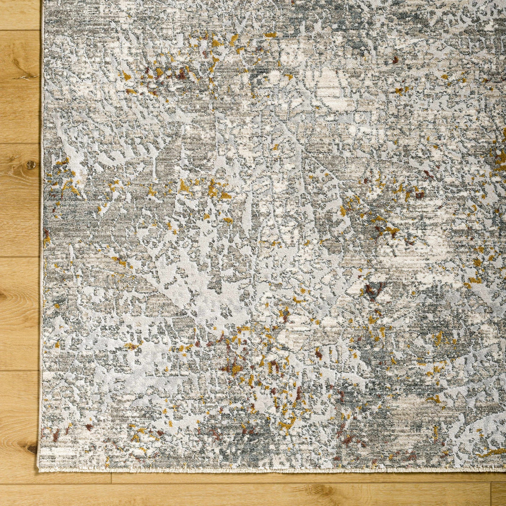 Moke Textured Rug with Fringes - Ornate Home