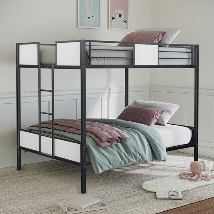 Molton Black Full/Full Bunk Bed - Ornate Home