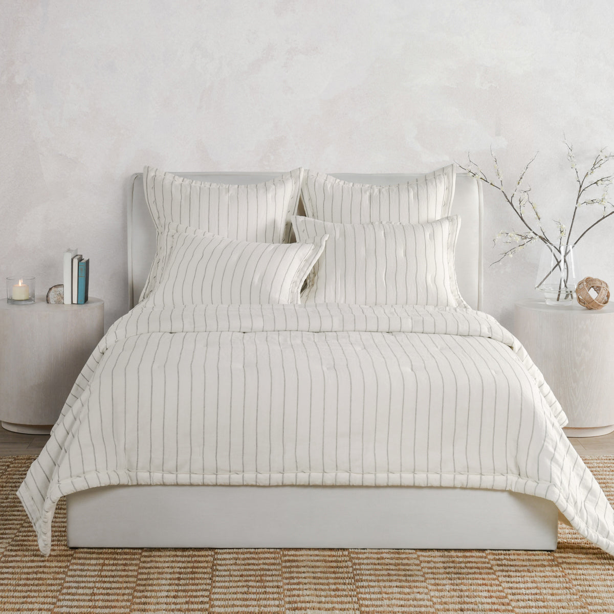 Monaco Ivory Comforter Collection - Ornate Home