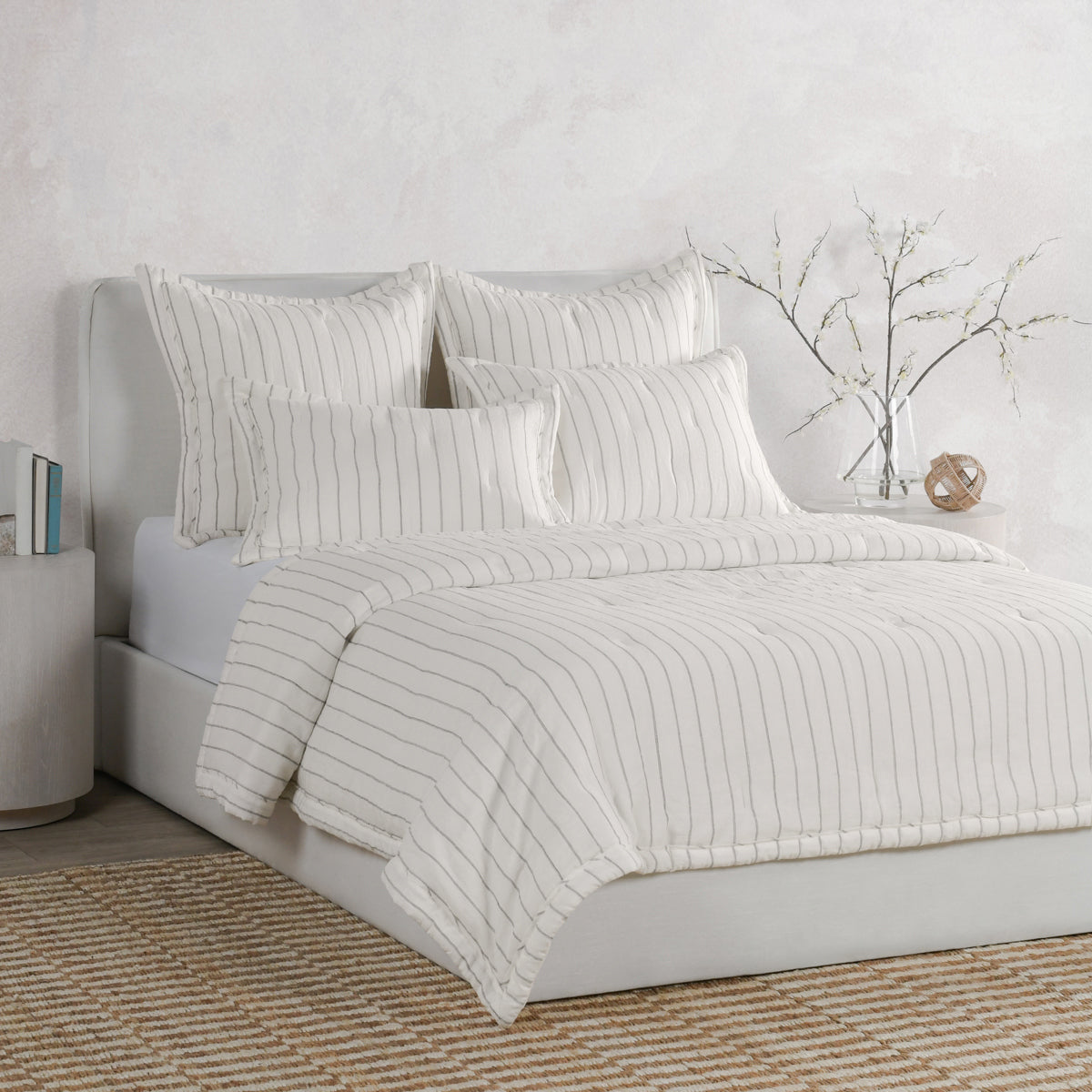 Monaco Ivory Comforter Collection - Ornate Home
