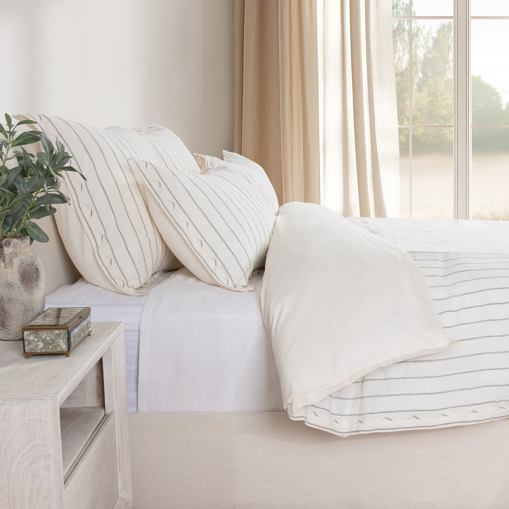 Monaco Ivory Duvet Collection - Ornate Home