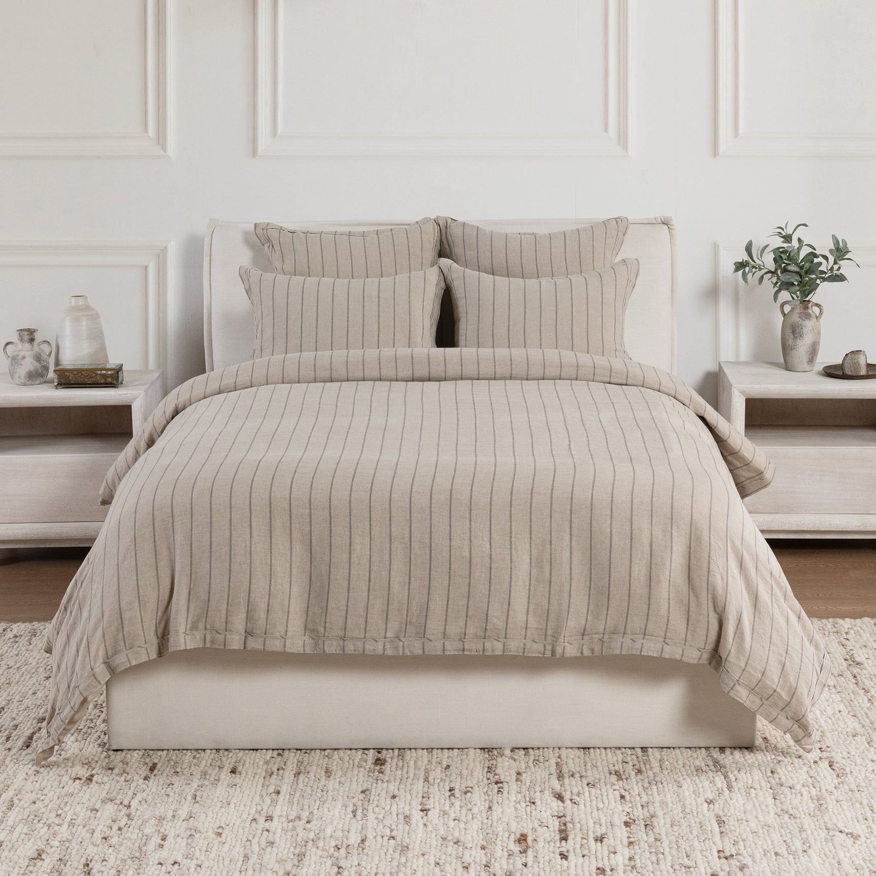 Monaco Natural Duvet Collection - Ornate Home