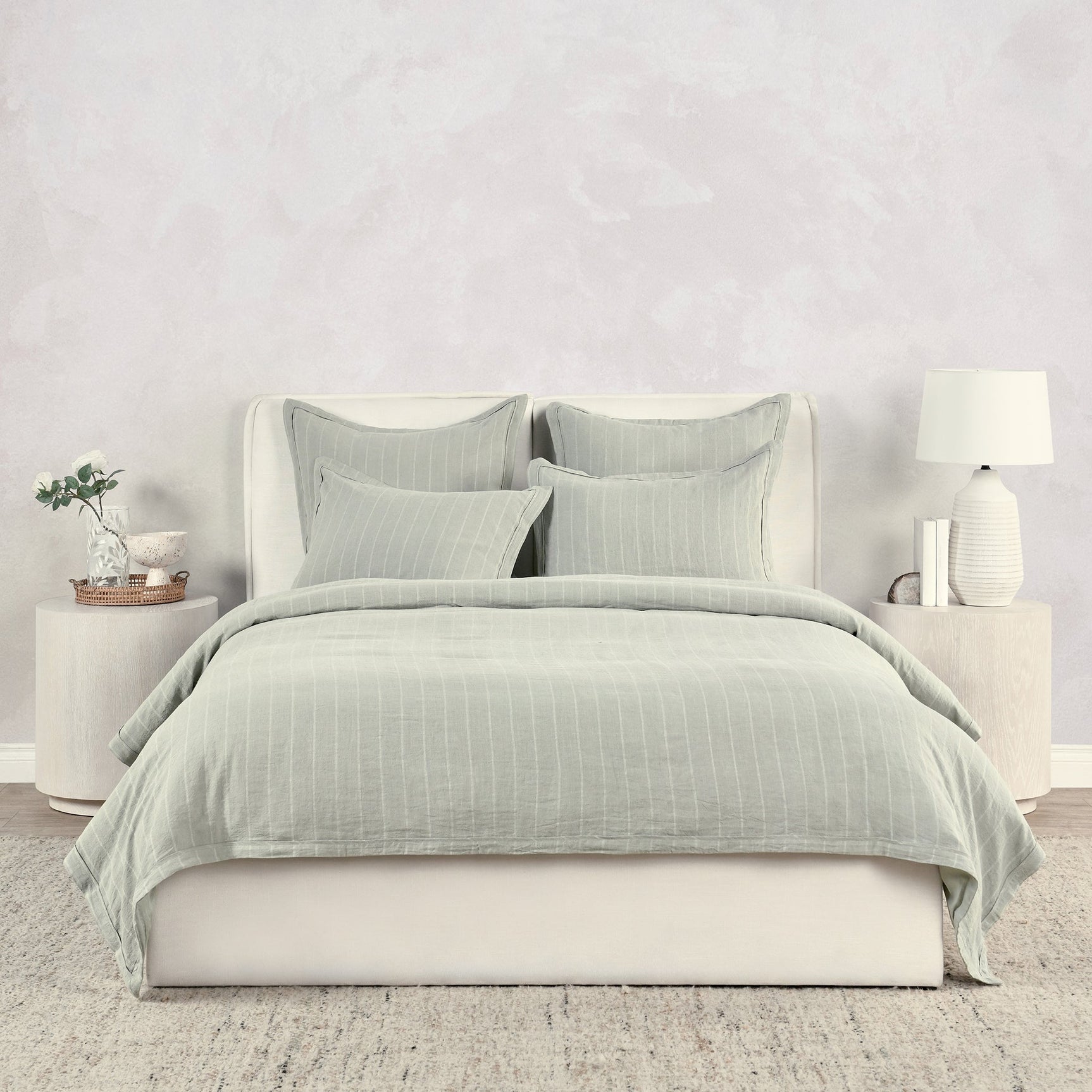 Monaco Sage Duvet Collection - Ornate Home