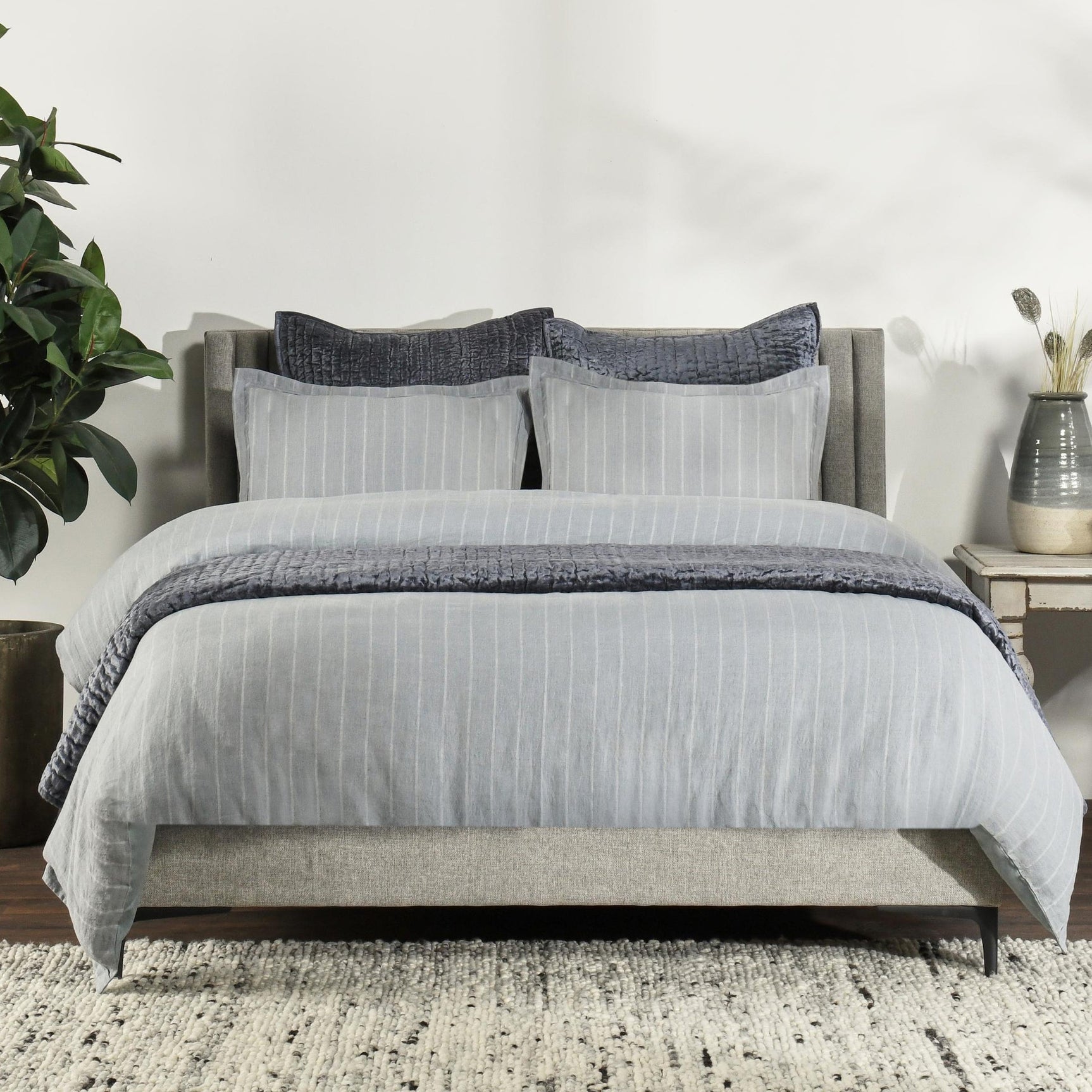 Monaco Sea Fog Duvet Collection - Ornate Home