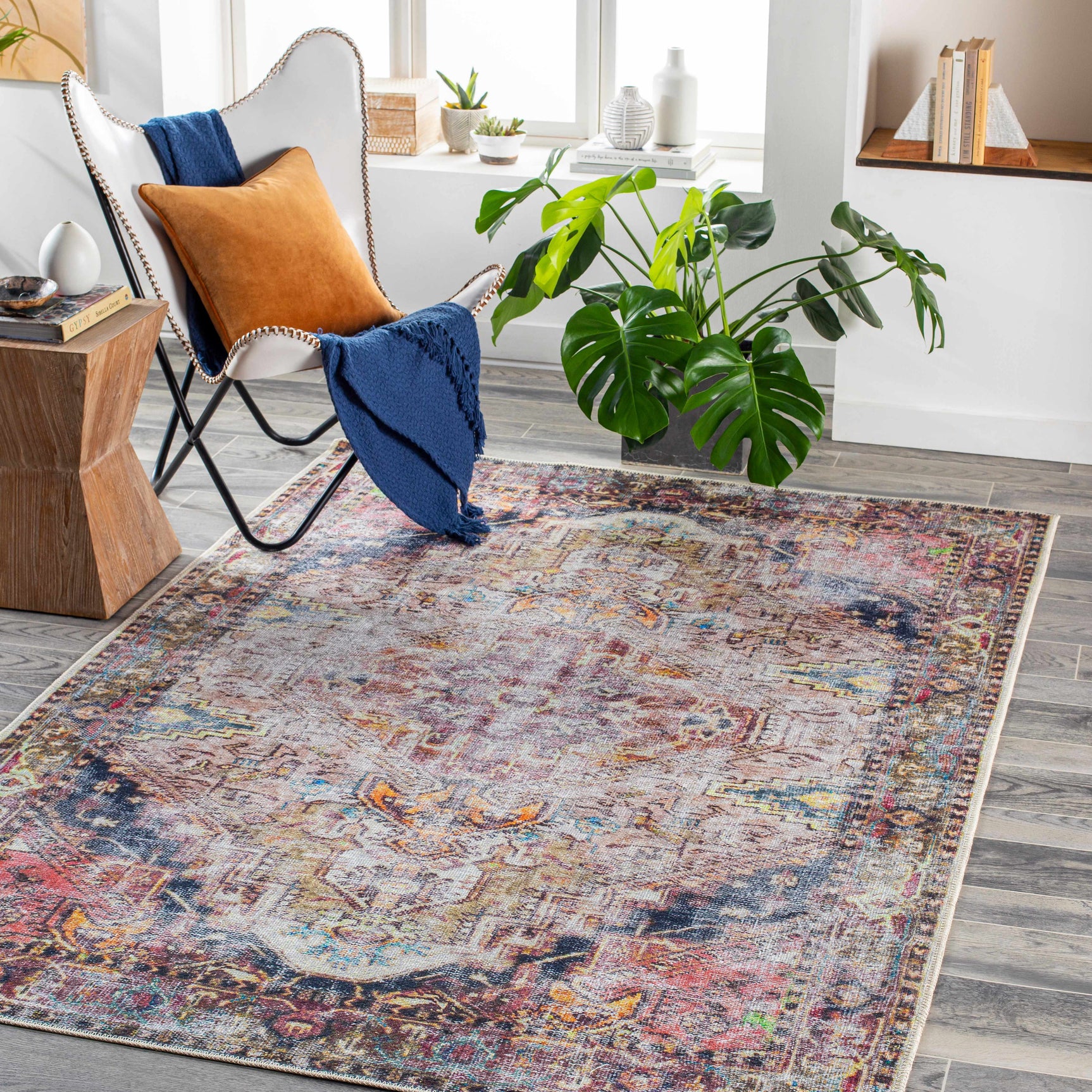 Monching Washable Area Rug - Clearance - Ornate Home