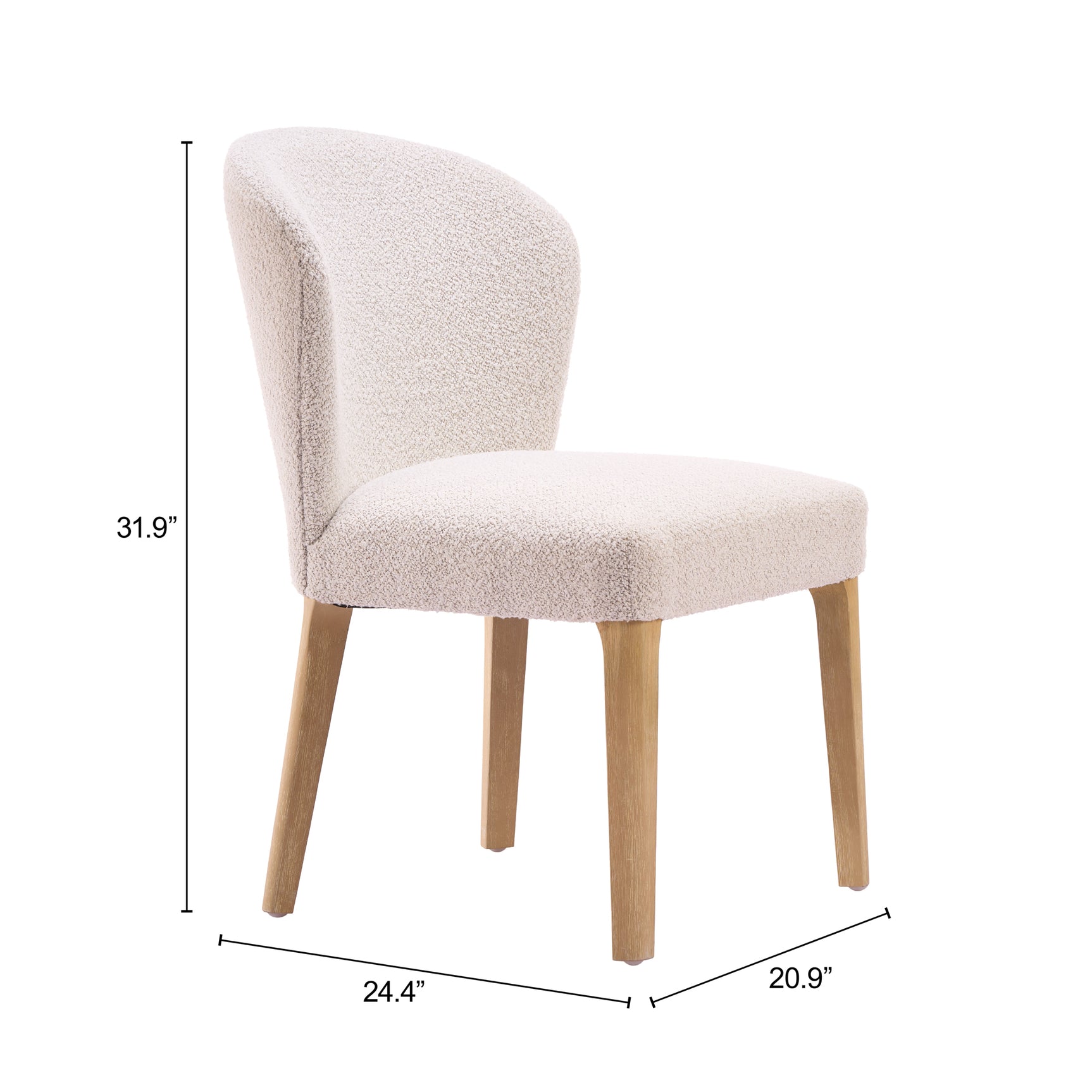 Mondstein Ivory Dining Chair (Set of 2)
