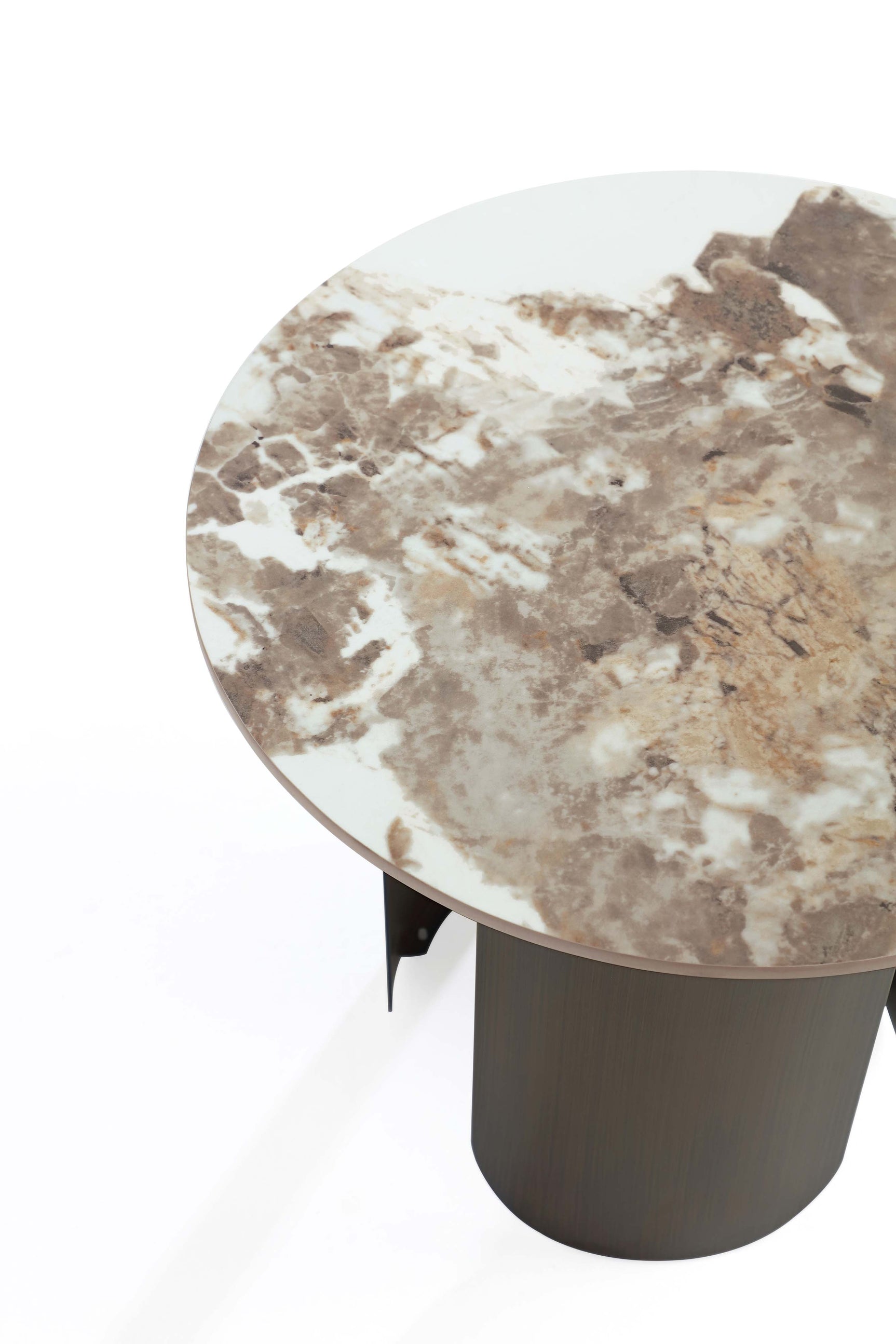 Monica End Table in Gold - Ornate Home