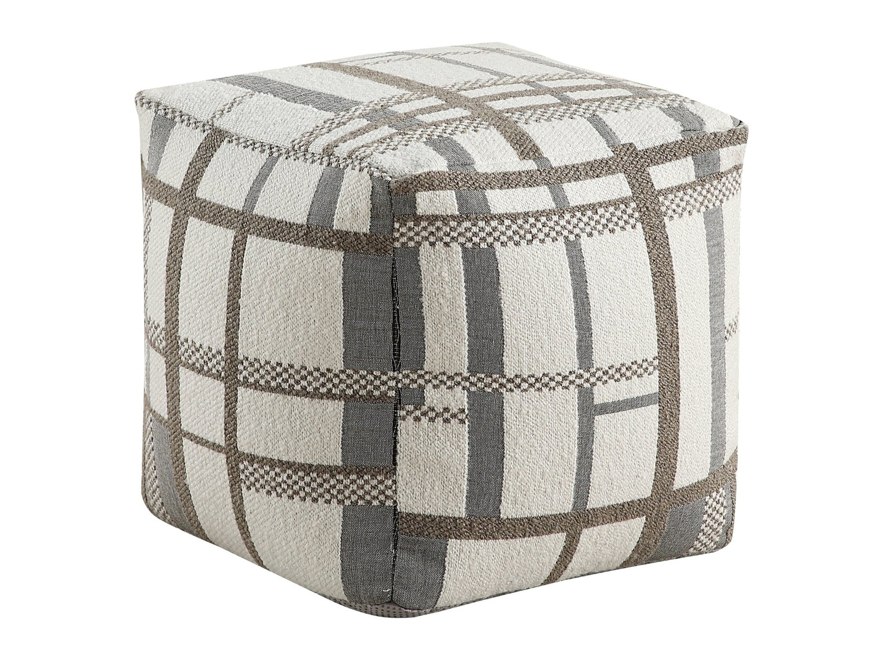 Monica Multi-color Pouf - Ornate Home