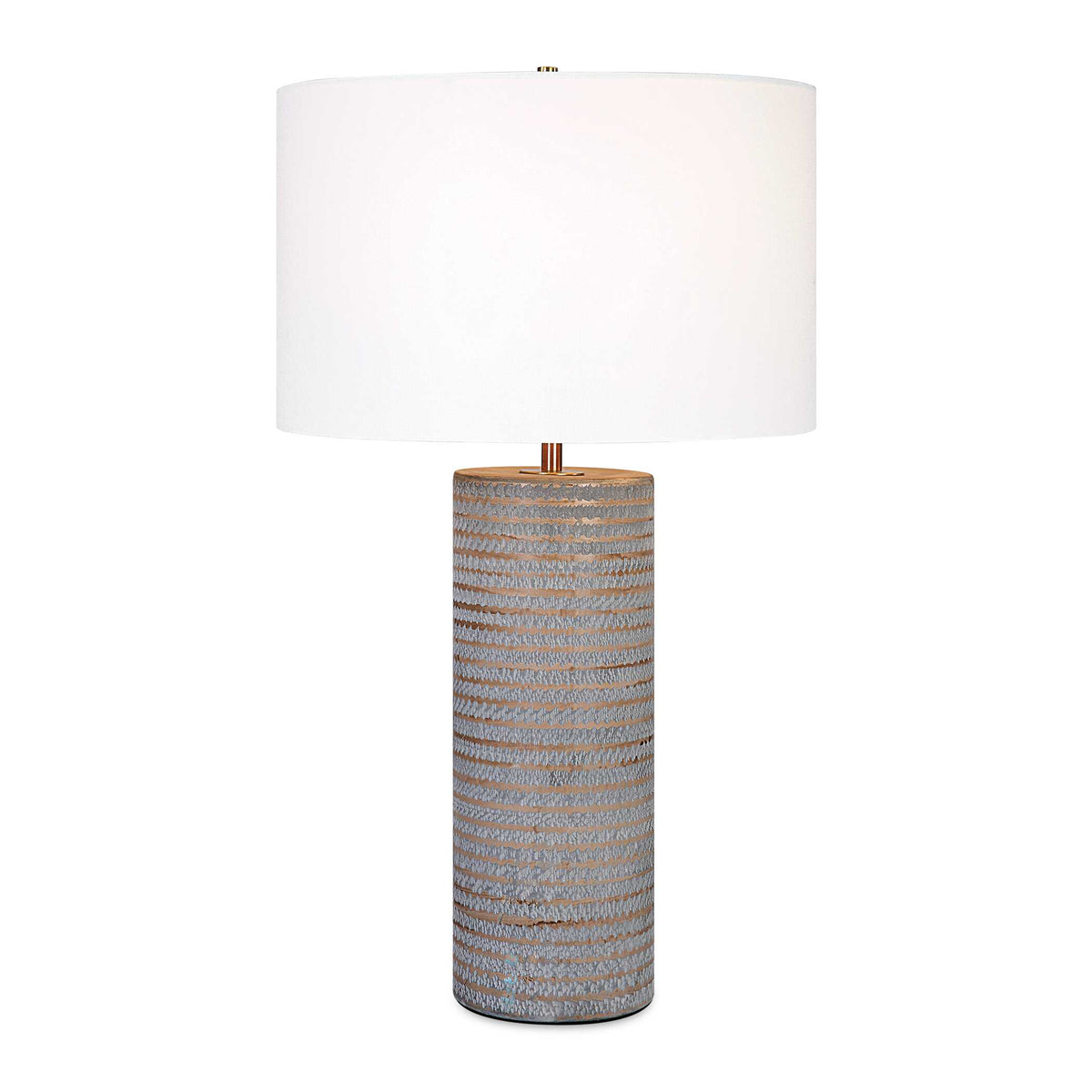 Monolith Gray Table Lamp - Ornate Home
