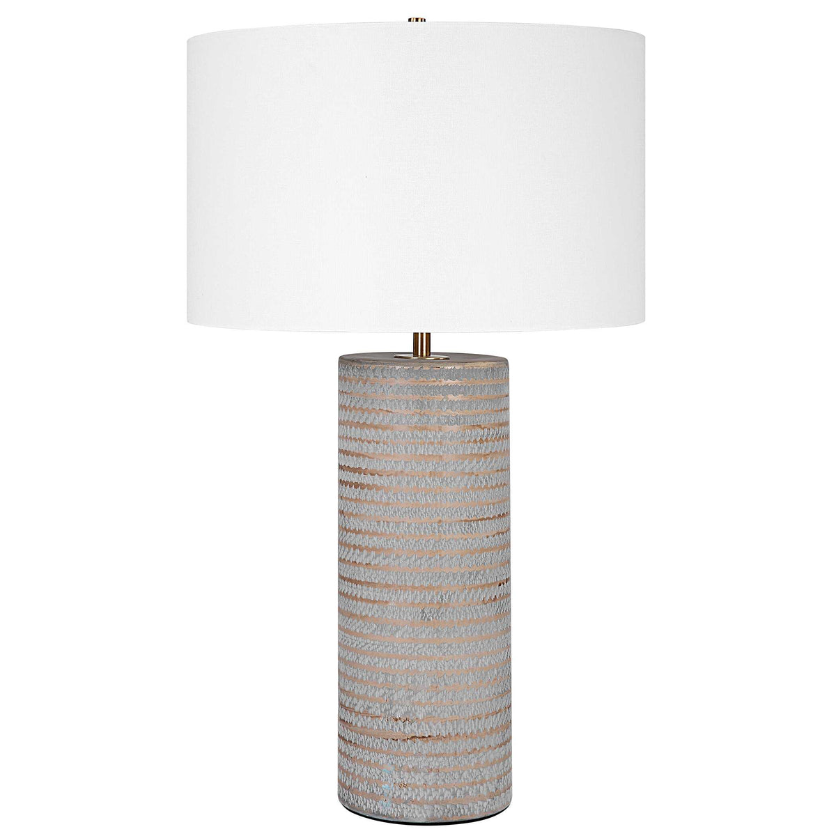 Monolith Gray Table Lamp - Ornate Home