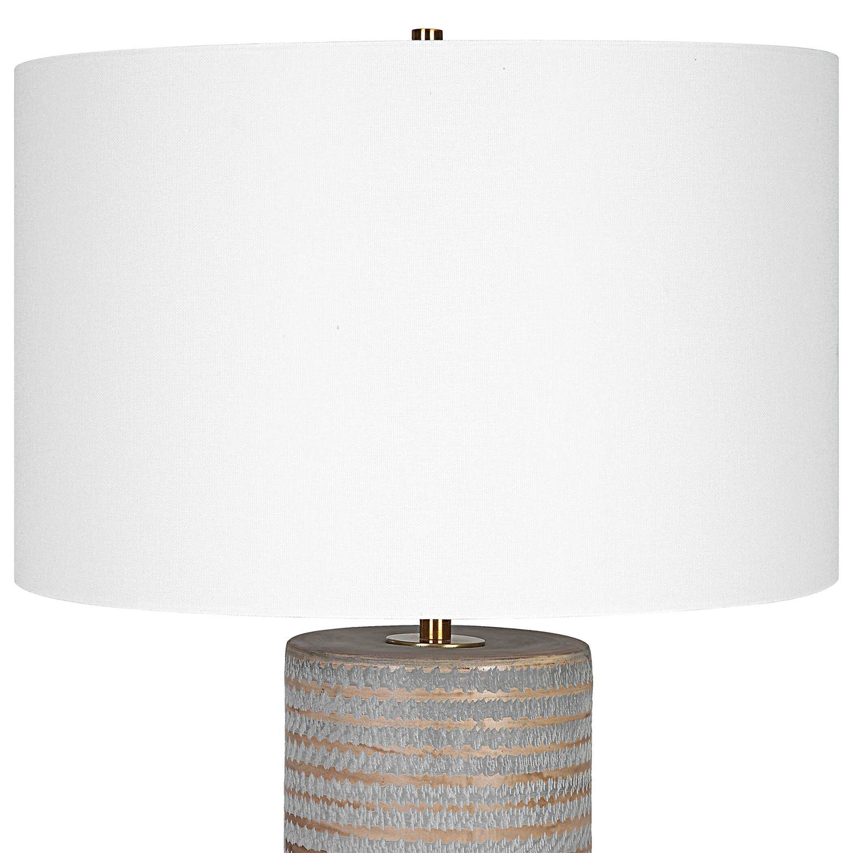 Monolith Gray Table Lamp - Ornate Home