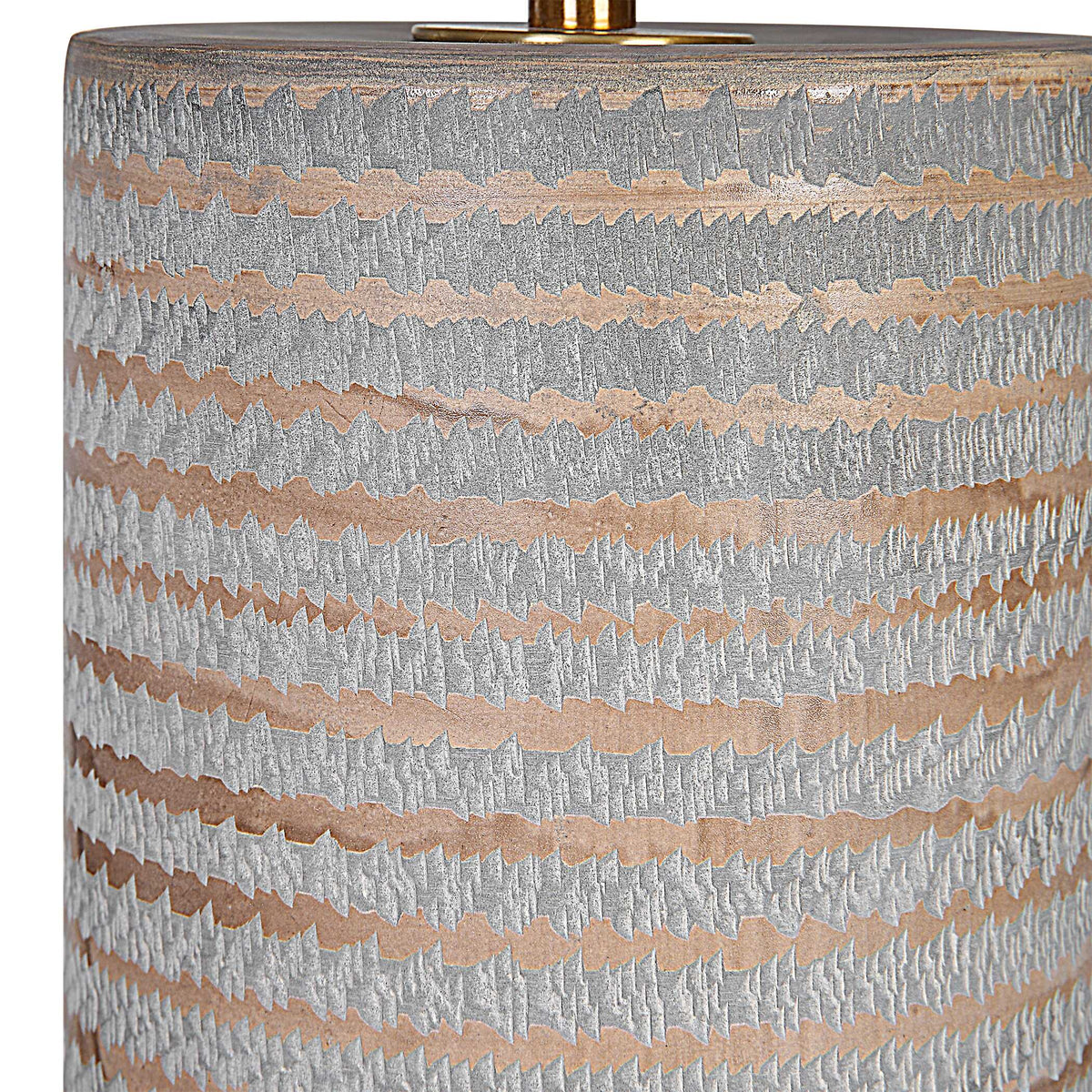 Monolith Gray Table Lamp - Ornate Home