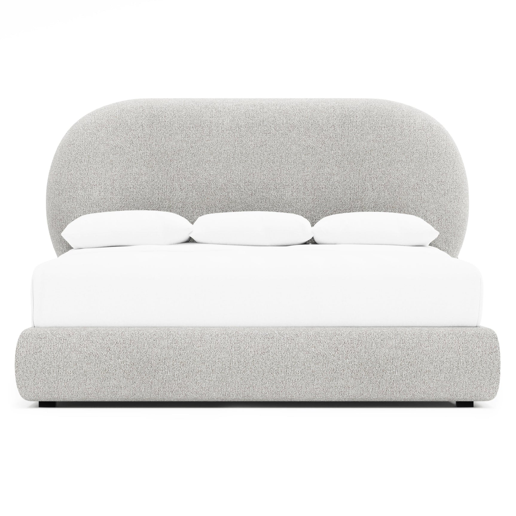 Monolith Grey Panel King Bed - Ornate Home