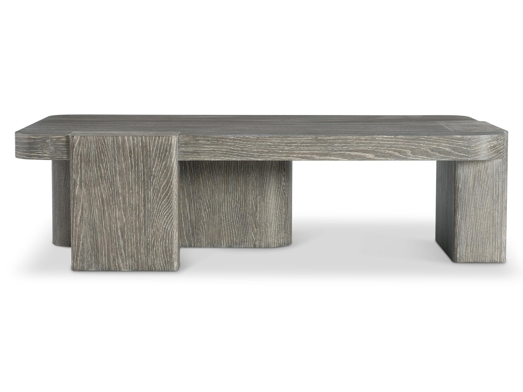 Monolith Puma Geometric Block-Leg Cocktail Table - Ornate Home
