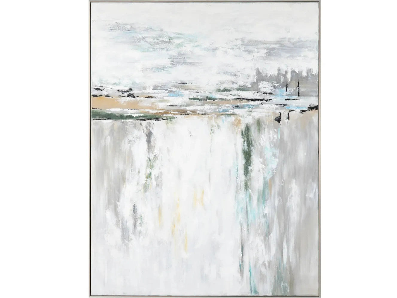 Montauk Grey/Green Canvas