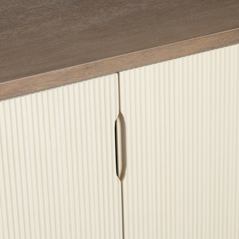 Montclair Brown/Cream Four-Door Sideboard - Ornate Home