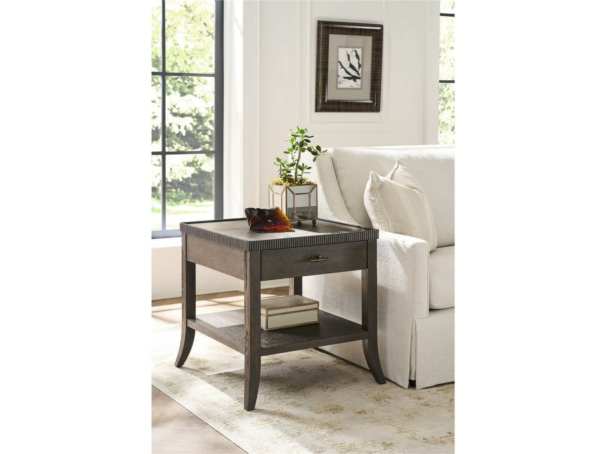 Montclair Cocoa End Table - Ornate Home