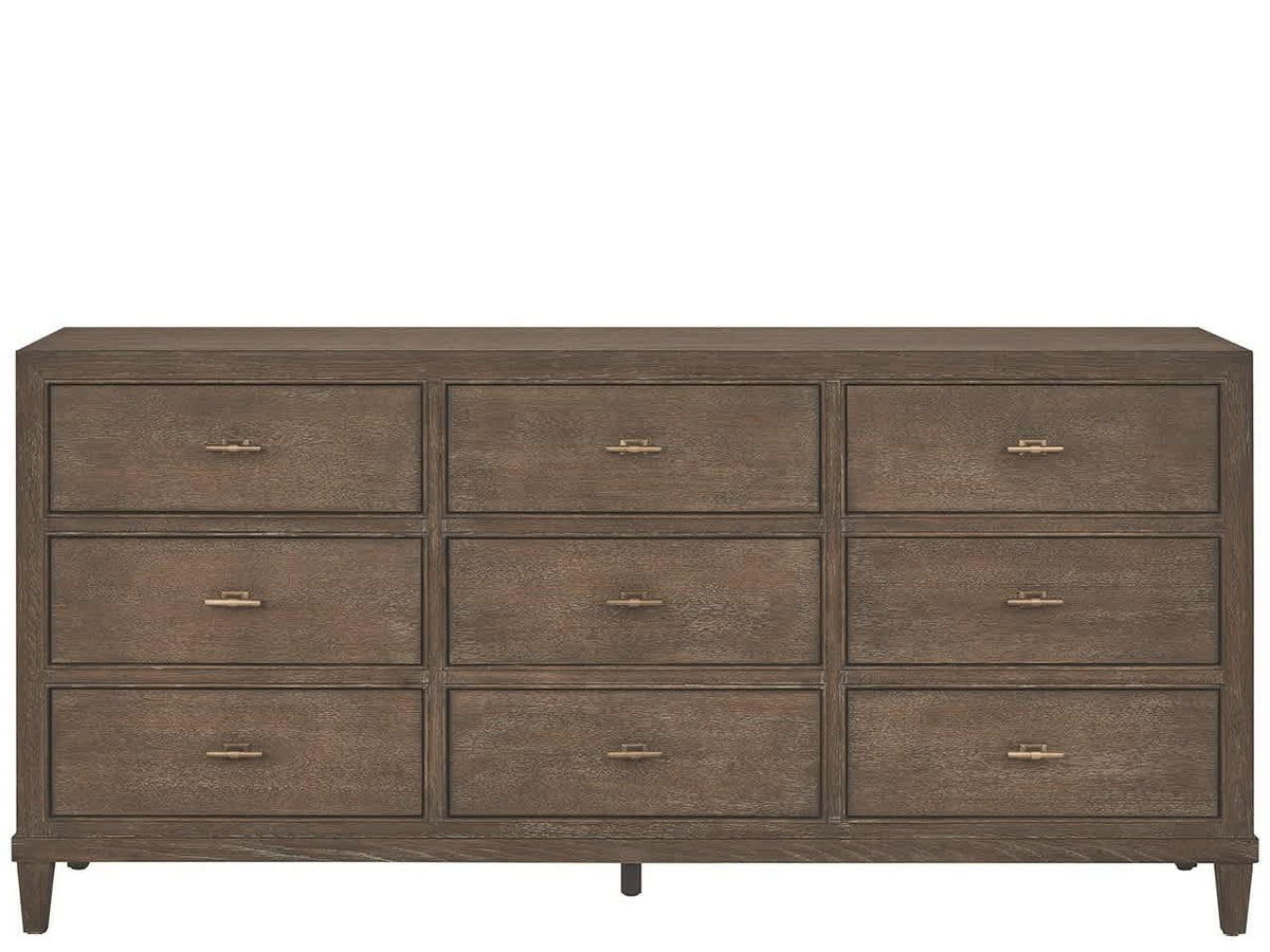 Montclair Cocoa Nine Drawers Dresser - Ornate Home