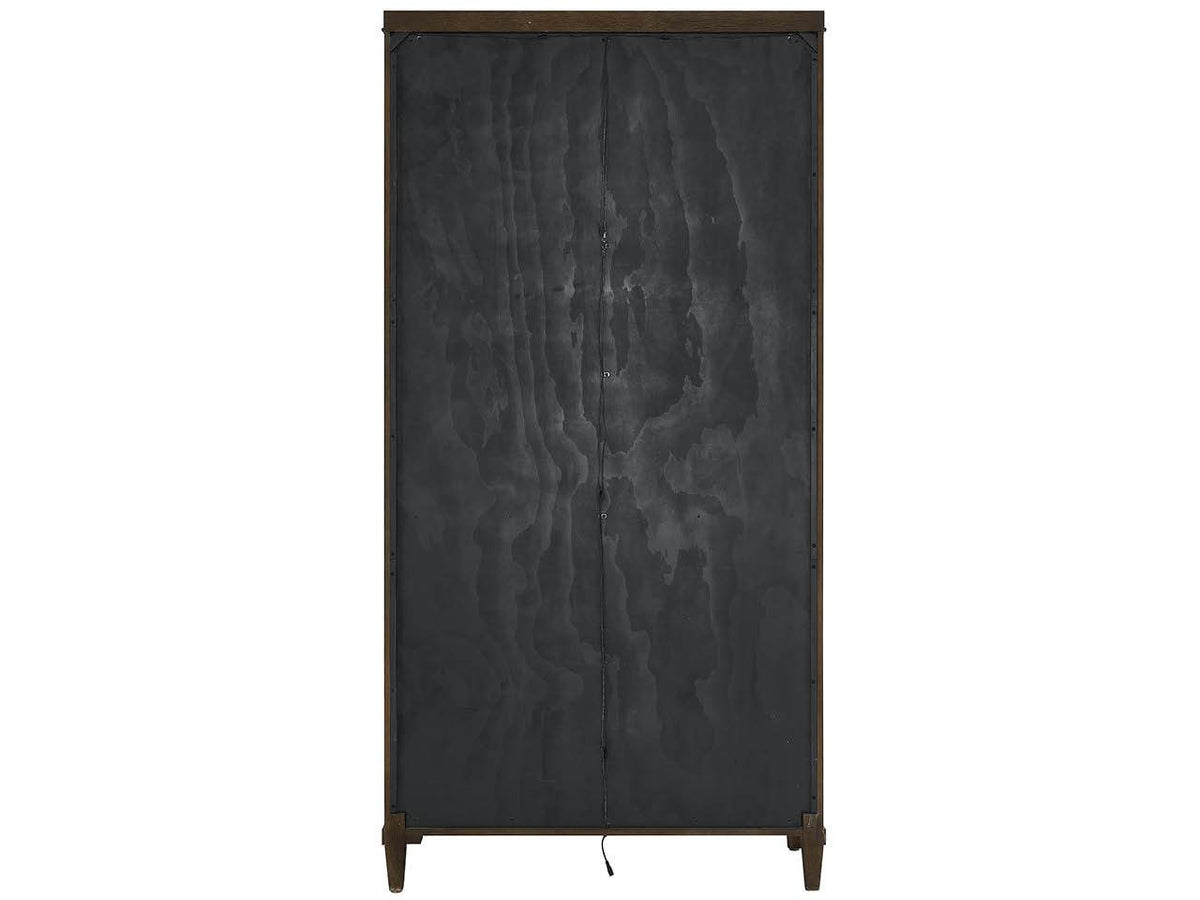 Montclair Cocoa Oak Doors Cabinet - Ornate Home