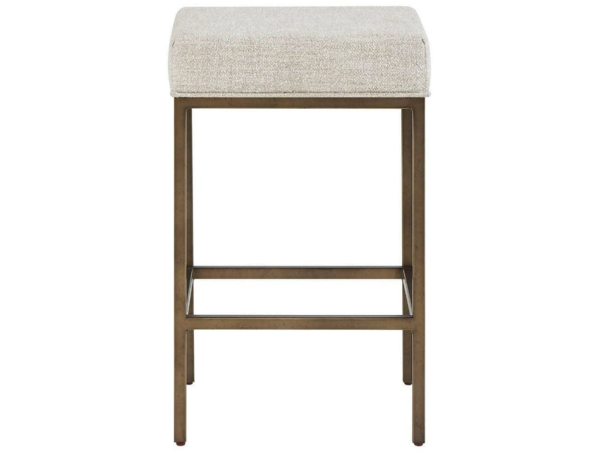 Montclair Smoked Gold/Yukon Sand Console Stools - Ornate Home