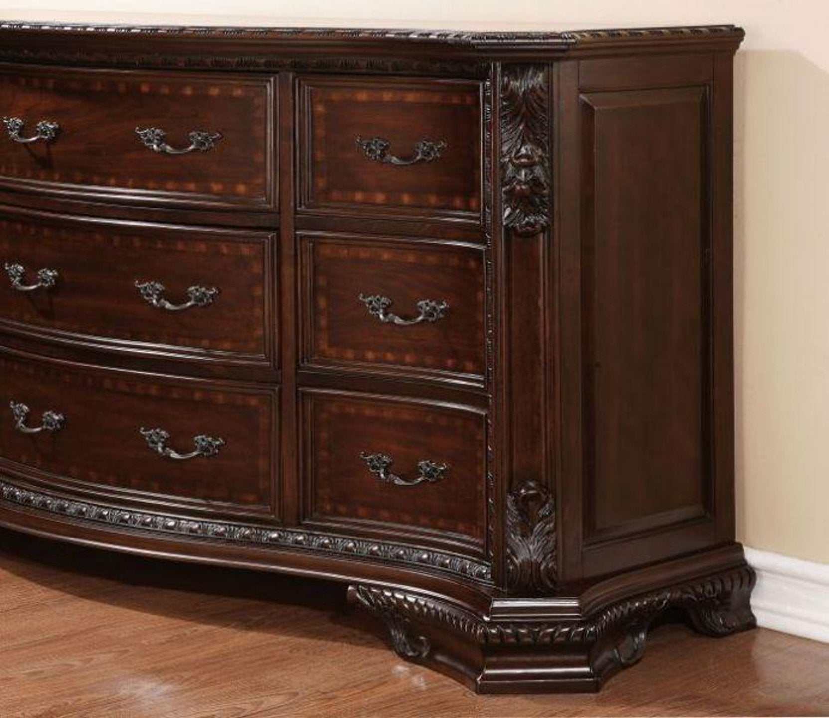 Monte Vista Brown Cherry Dresser - Ornate Home
