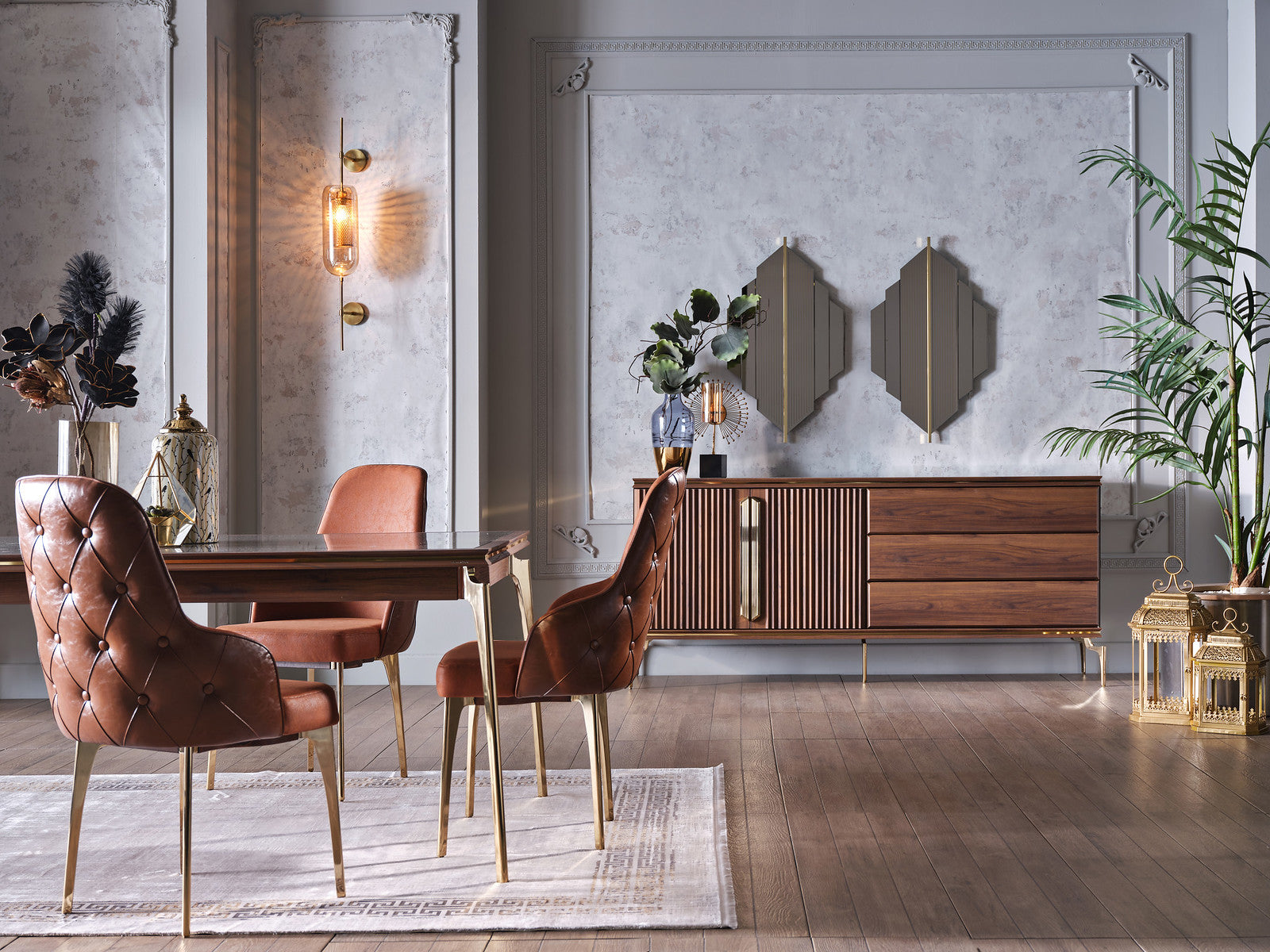 Montego Walnut Buffet - Ornate Home