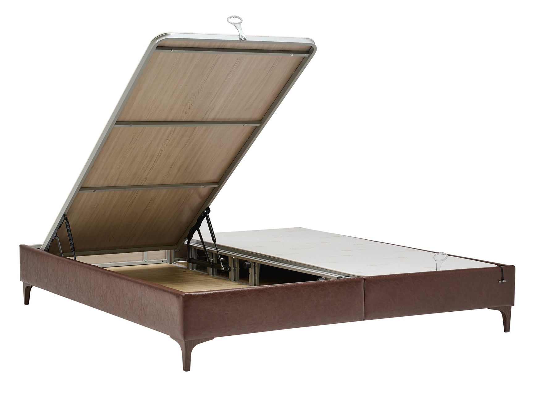 Montego Walnut King Storage Bed - Ornate Home