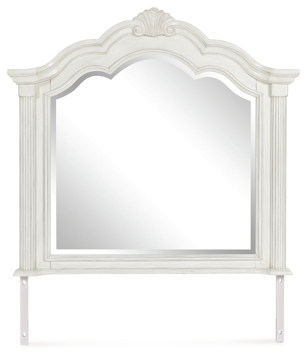 Montelaine Antique White Bedroom Mirror (Online Special Price) - Ornate Home