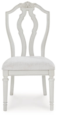 Montelaine Antique White Dining Side Chair (Set of 2) - Ornate Home