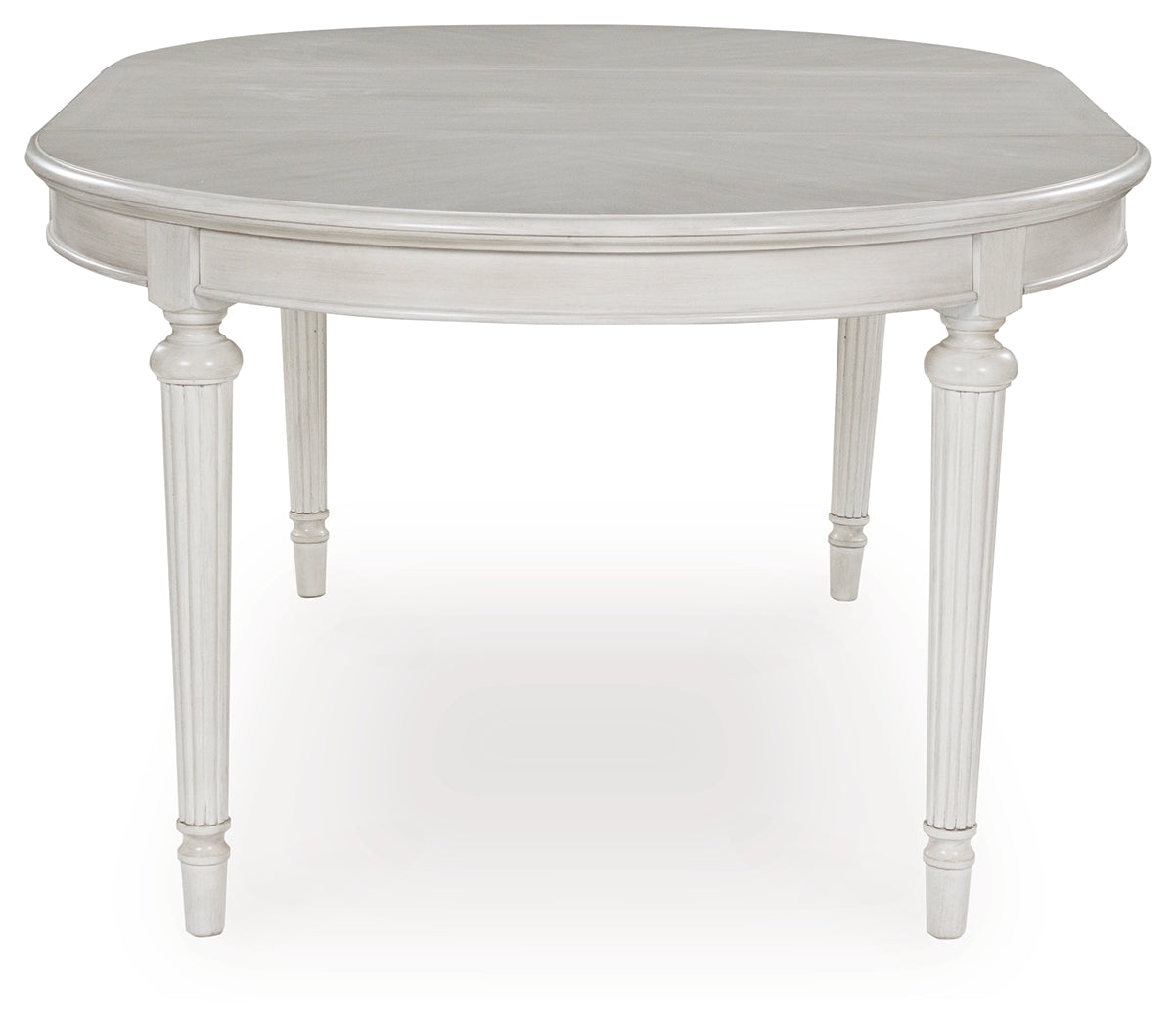 Montelaine Antique White Oval Dining Room Table - Ornate Home