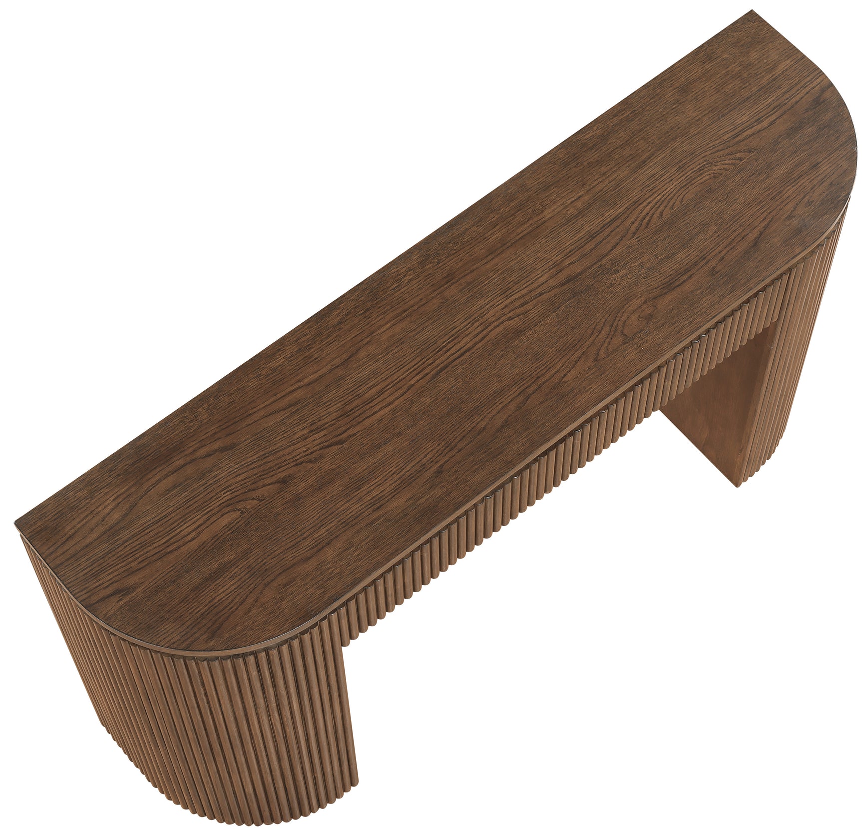 Monterey Brown Wood And Oak Veneer Console Table - Ornate Home