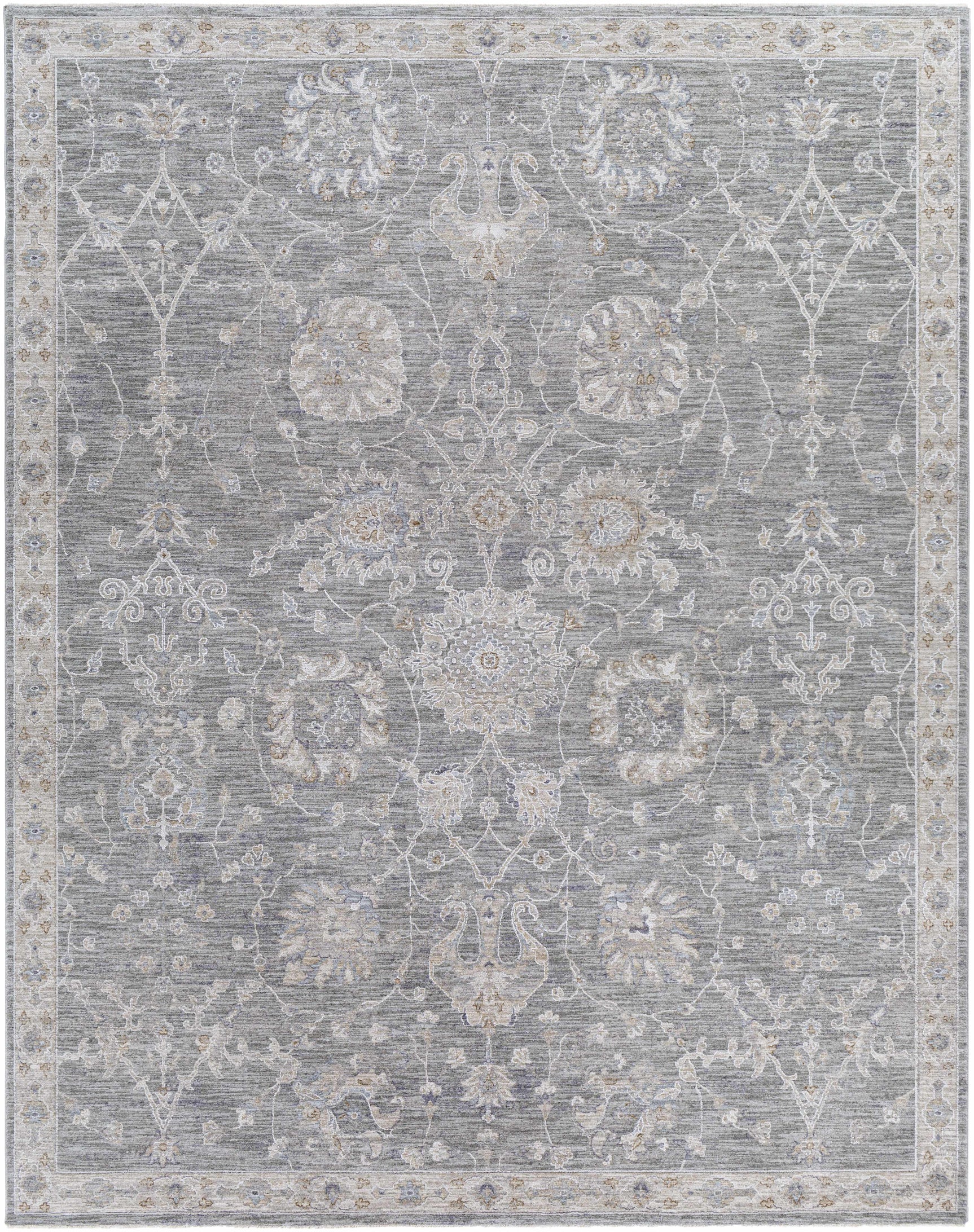 Monterey Gray Thick Luxe Persian Rug - Ornate Home